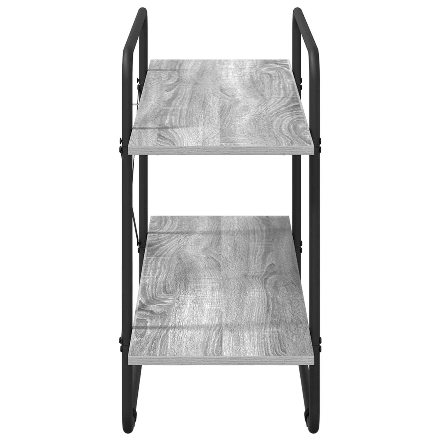Bookshelf 2-Tier 100 x 35 x 70 cm PB Grey Sonoma