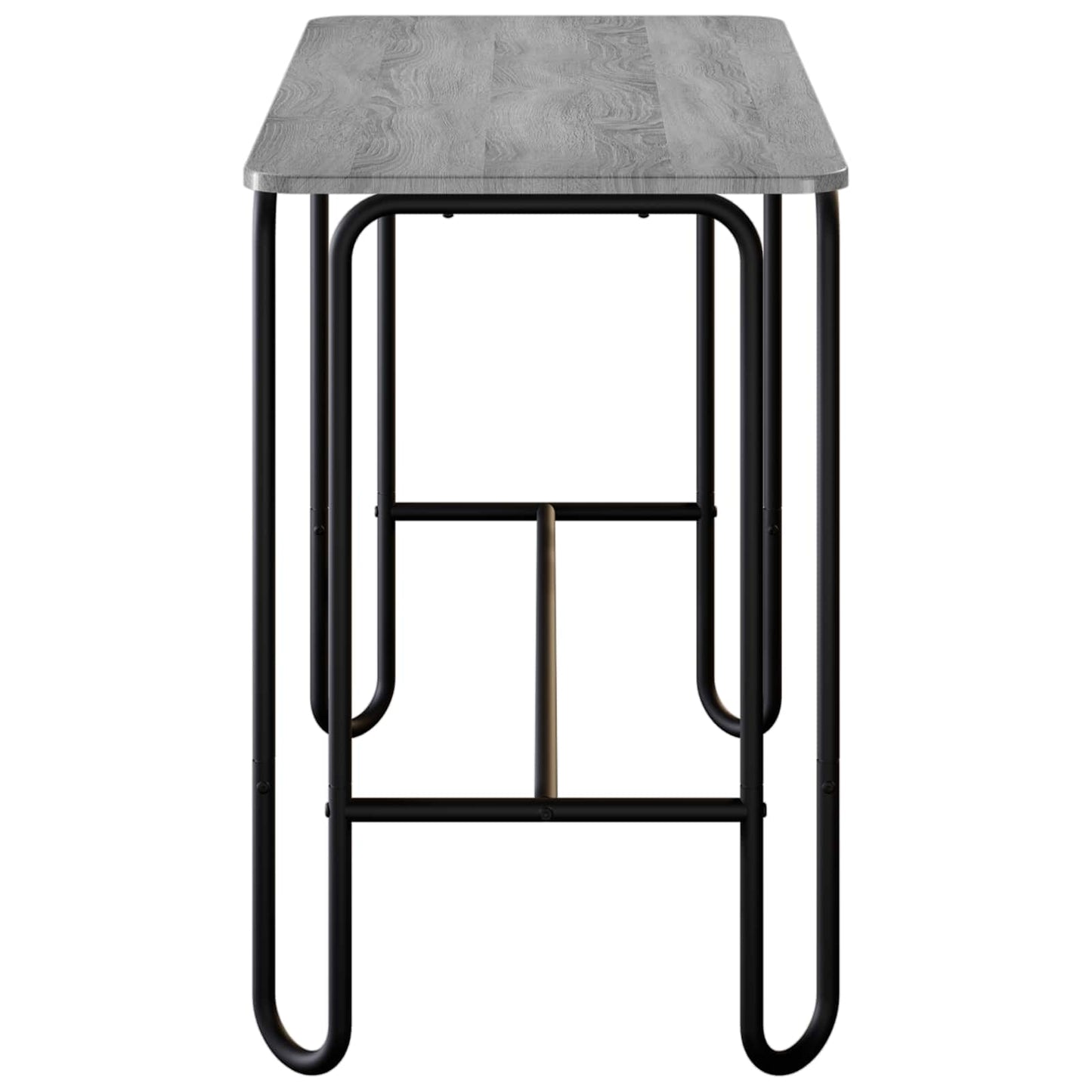 Dining Table 100 x 50 x 75 cm Engineered Wood Grey Sonoma