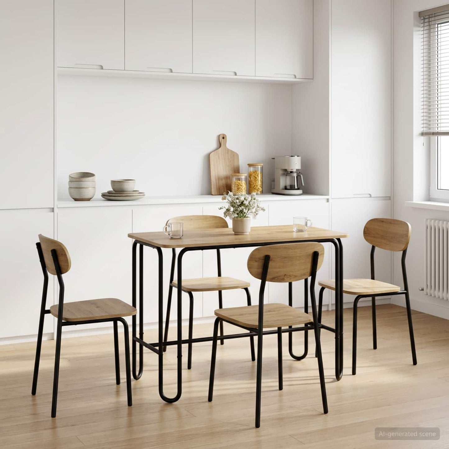 Dining Table 100 x 50 x 75 cm Engineered Wood Artisan Oak