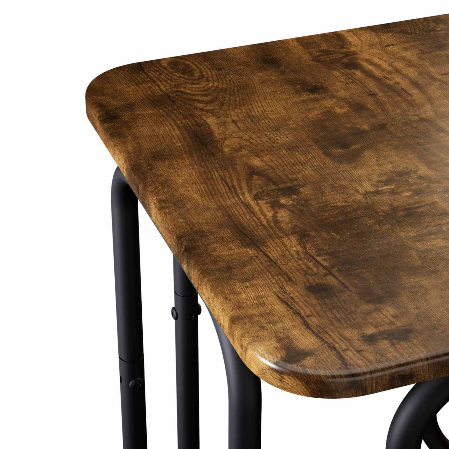 Coffee Table Smoked Oak 40 x 40 x 45 cm Engineered Wood