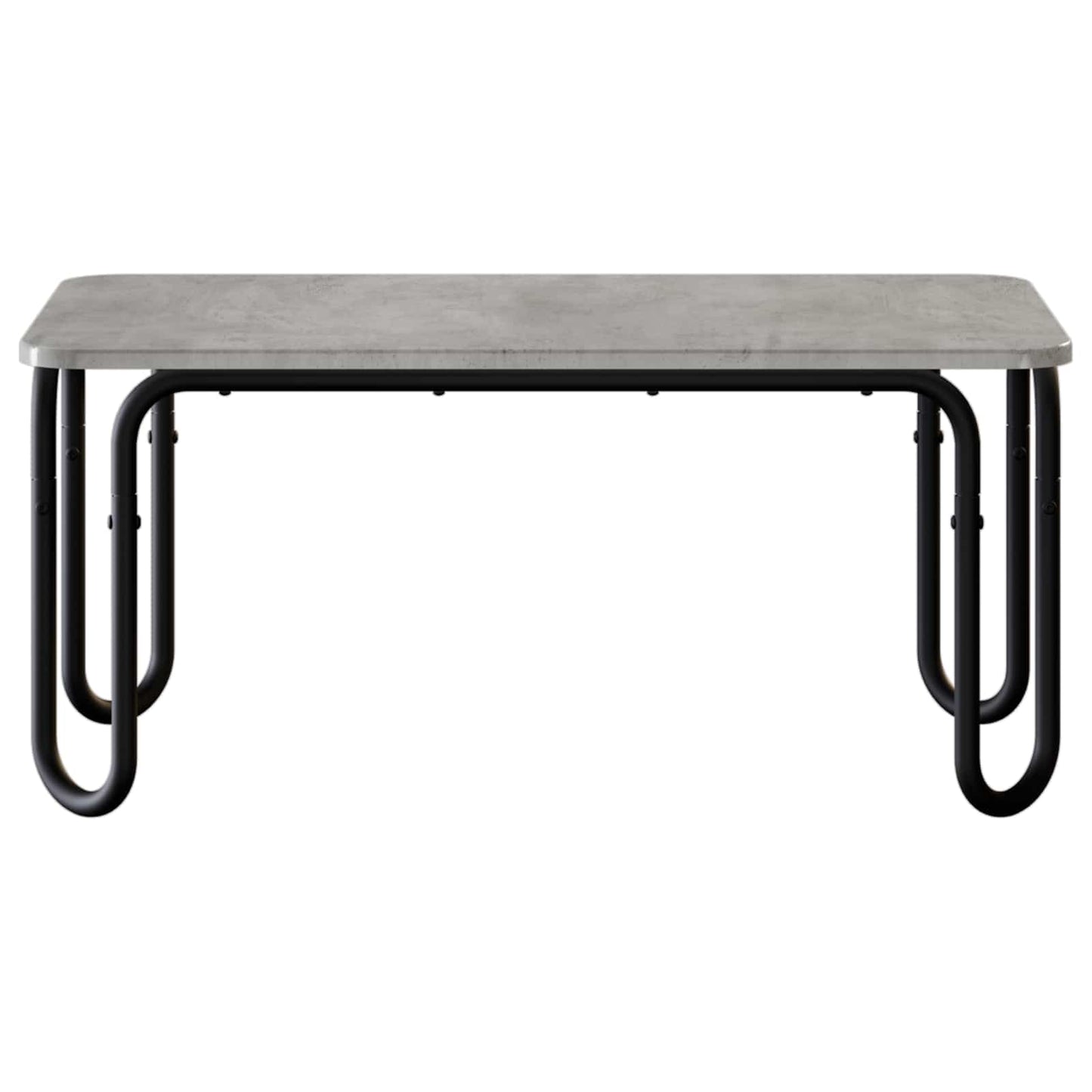 Coffee Table Concrete Grey 79.5 x 40 x 36 cm Engineered Wood