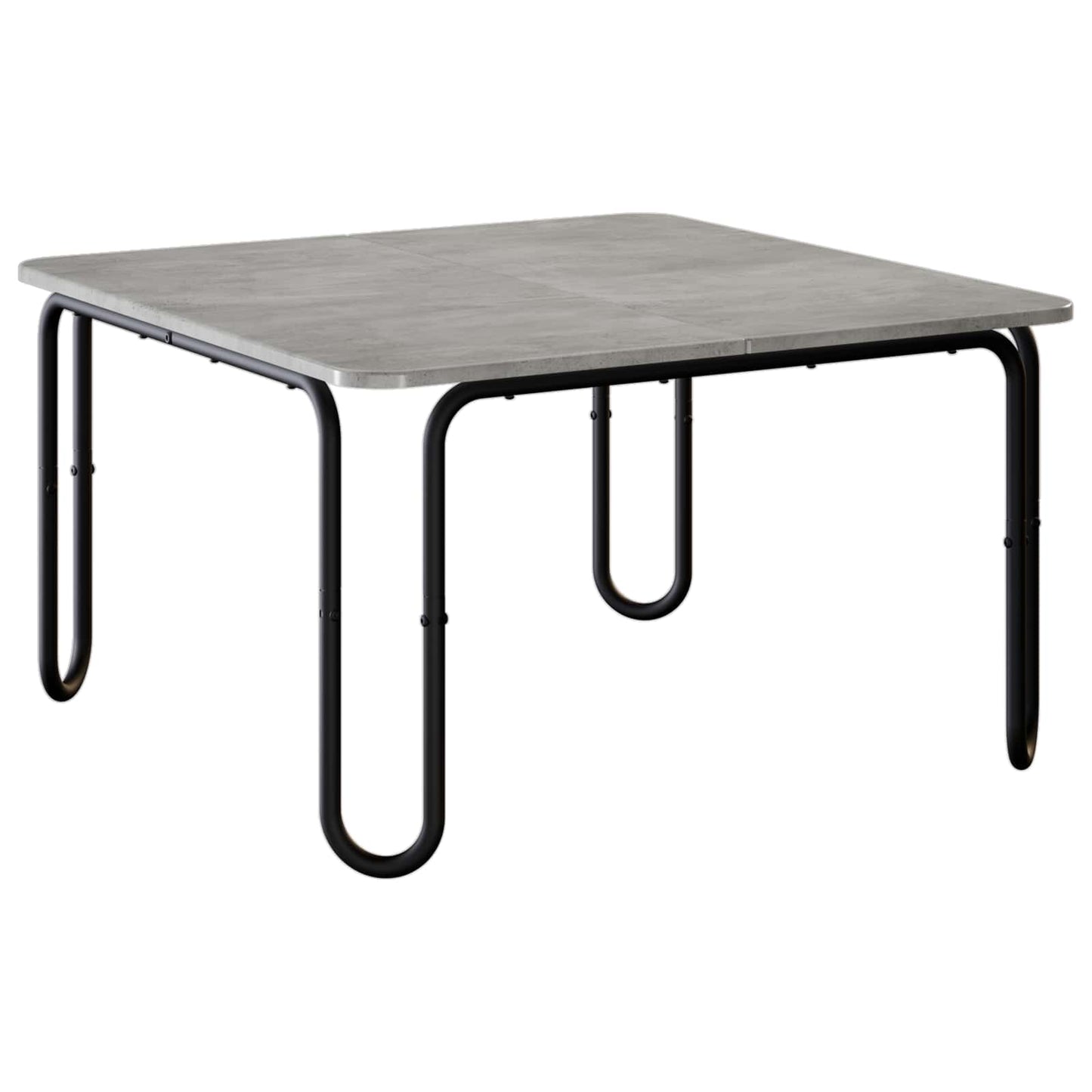 Coffee Table Concrete Grey 79.5 x 79.5 x 45 cm Engineered Wood