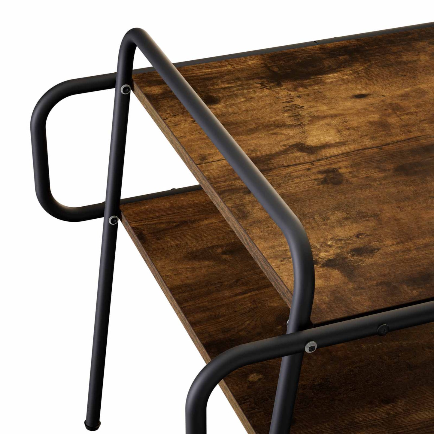 Coffee Table Smoked Oak 50 x 50 x 51 cm Engineered Wood
