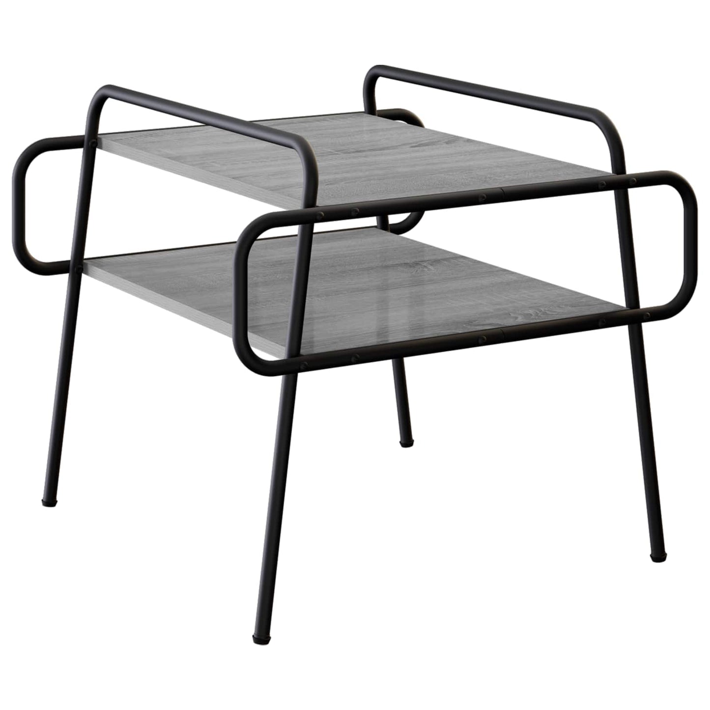 Coffee Table Grey Sonoma 50 x 50 x 51 cm Engineered Wood