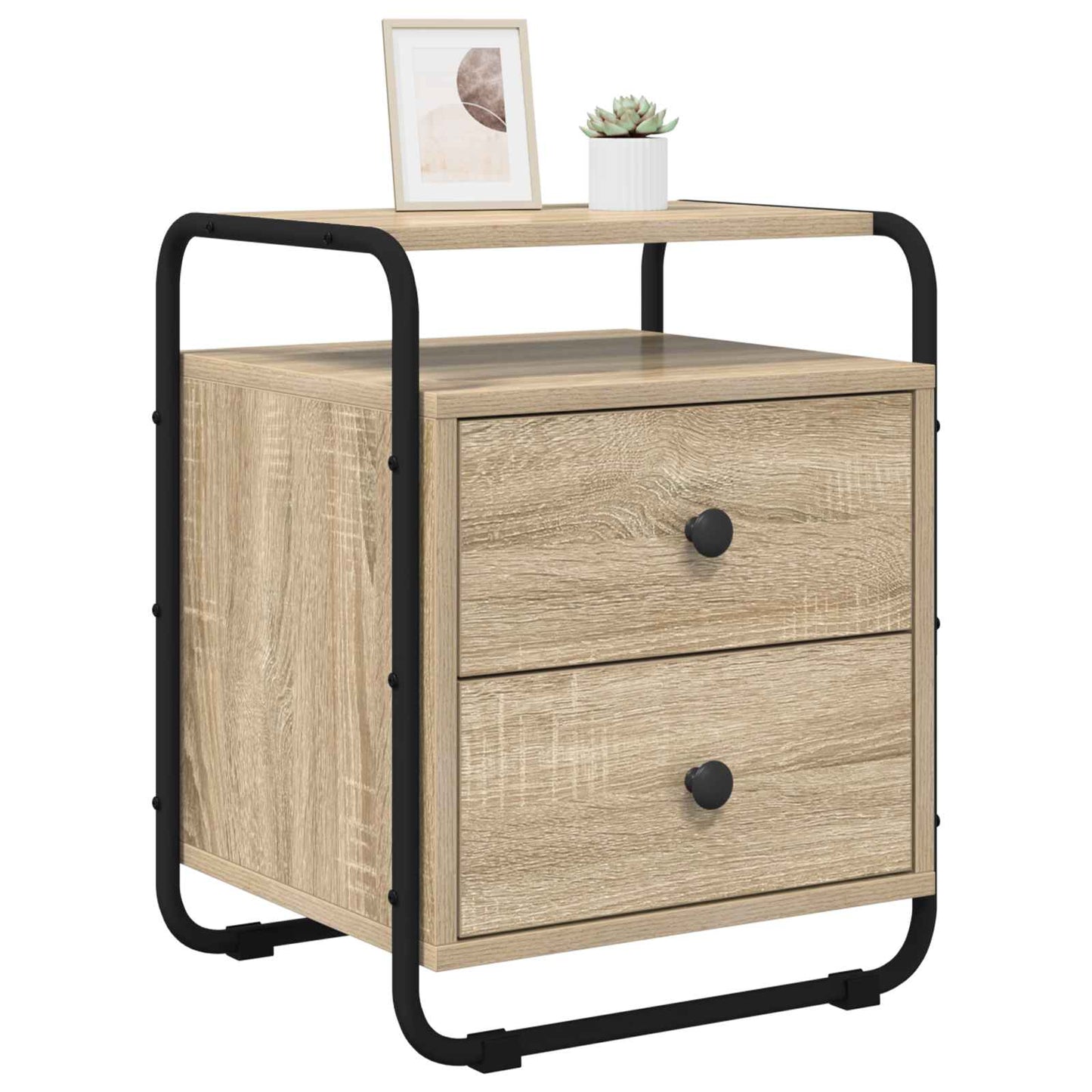 Bedside Cabinet 2 pcs Sonoma Oak 40 x 36.5 x 50 cm