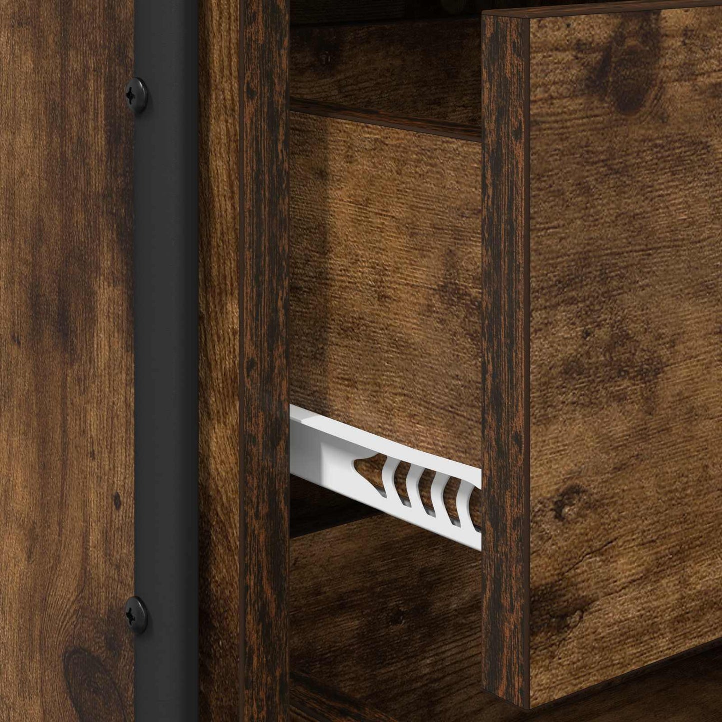 Bedside Cabinet Smoked Oak 40 x 36.5 x 50 cm Engineered Wood