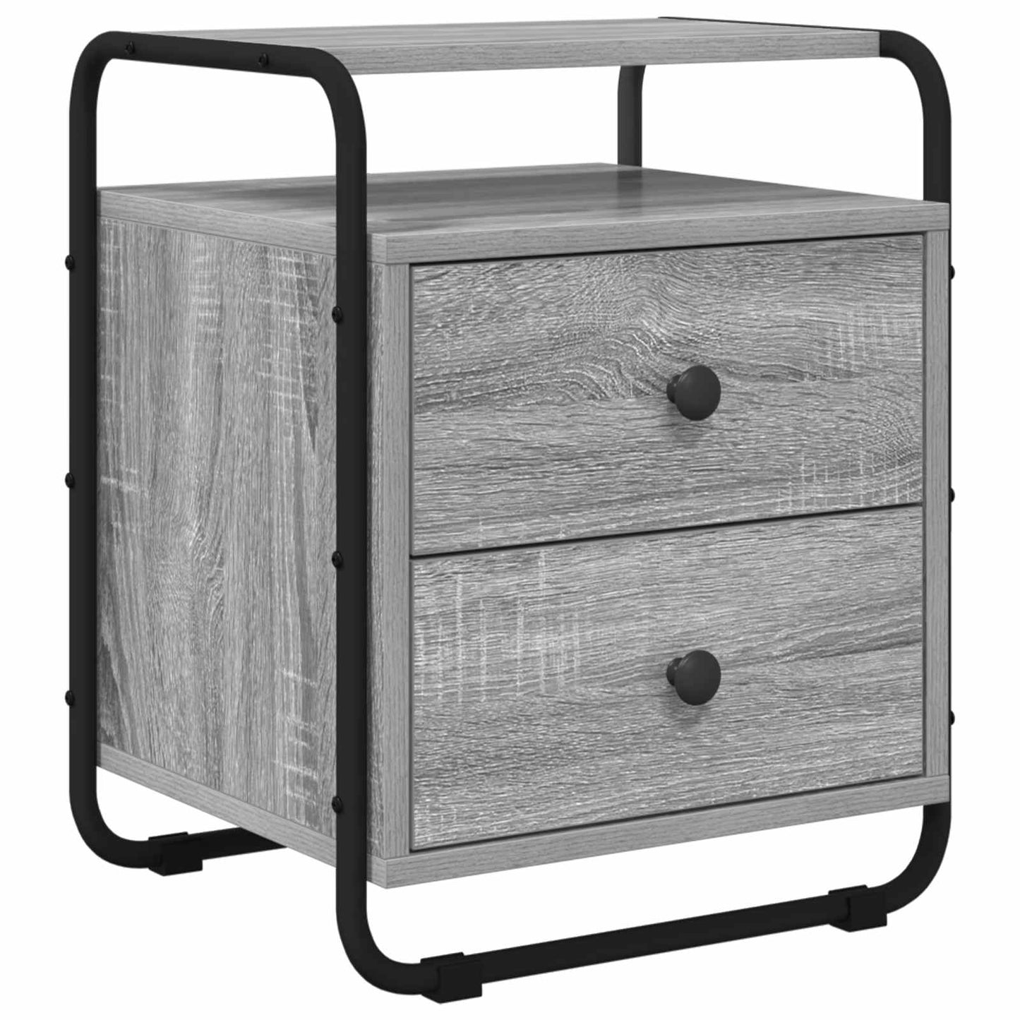 Bedside Cabinet Grey Sonoma 40 x 36.5 x 50 cm Engineered Wood
