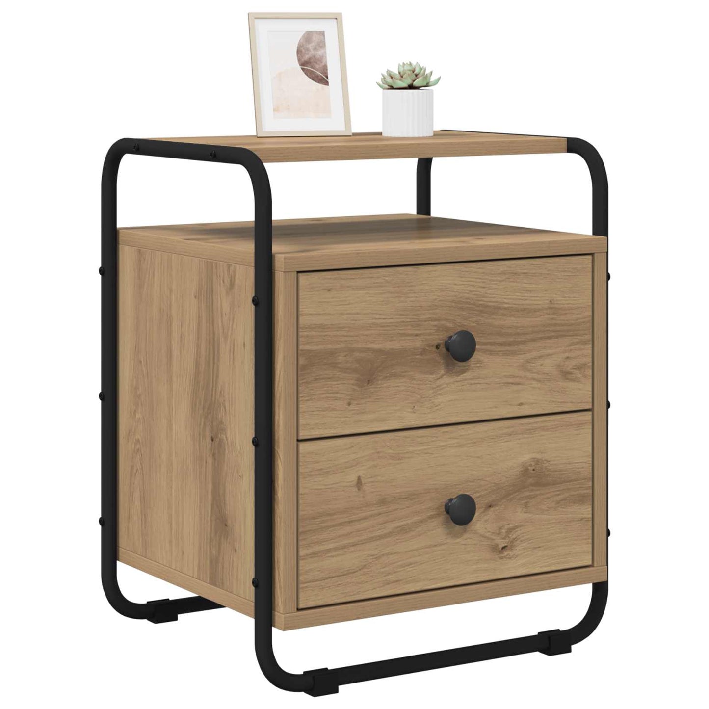 Bedside Cabinet Artisan Oak 40 x 36.5 x 50 cm Engineered Wood