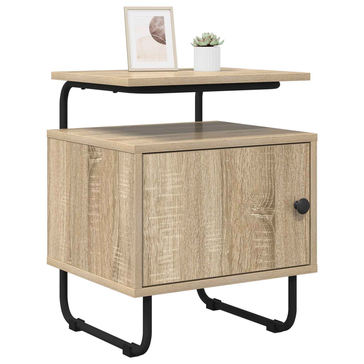 Bedside Cabinet Sonoma Oak 40 x 36.5 x 50 cm Engineered Wood