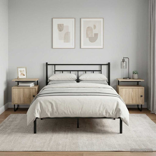 Bedside Cabinet 2 pcs Sonoma Oak 40 x 36.5 x 50 cm