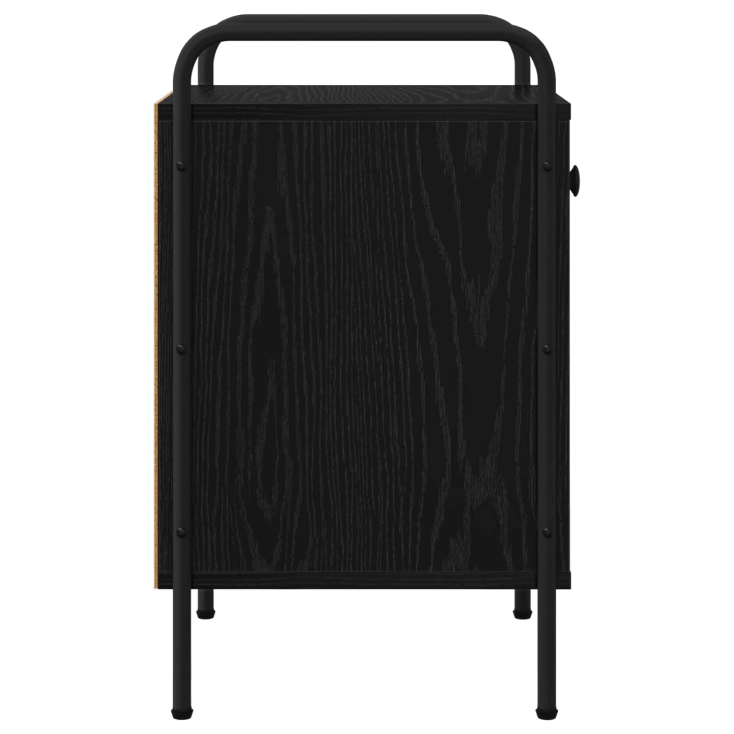 Bedside Cabinet 2 pcs Black Oak 35 x 36.5 x 61 cm