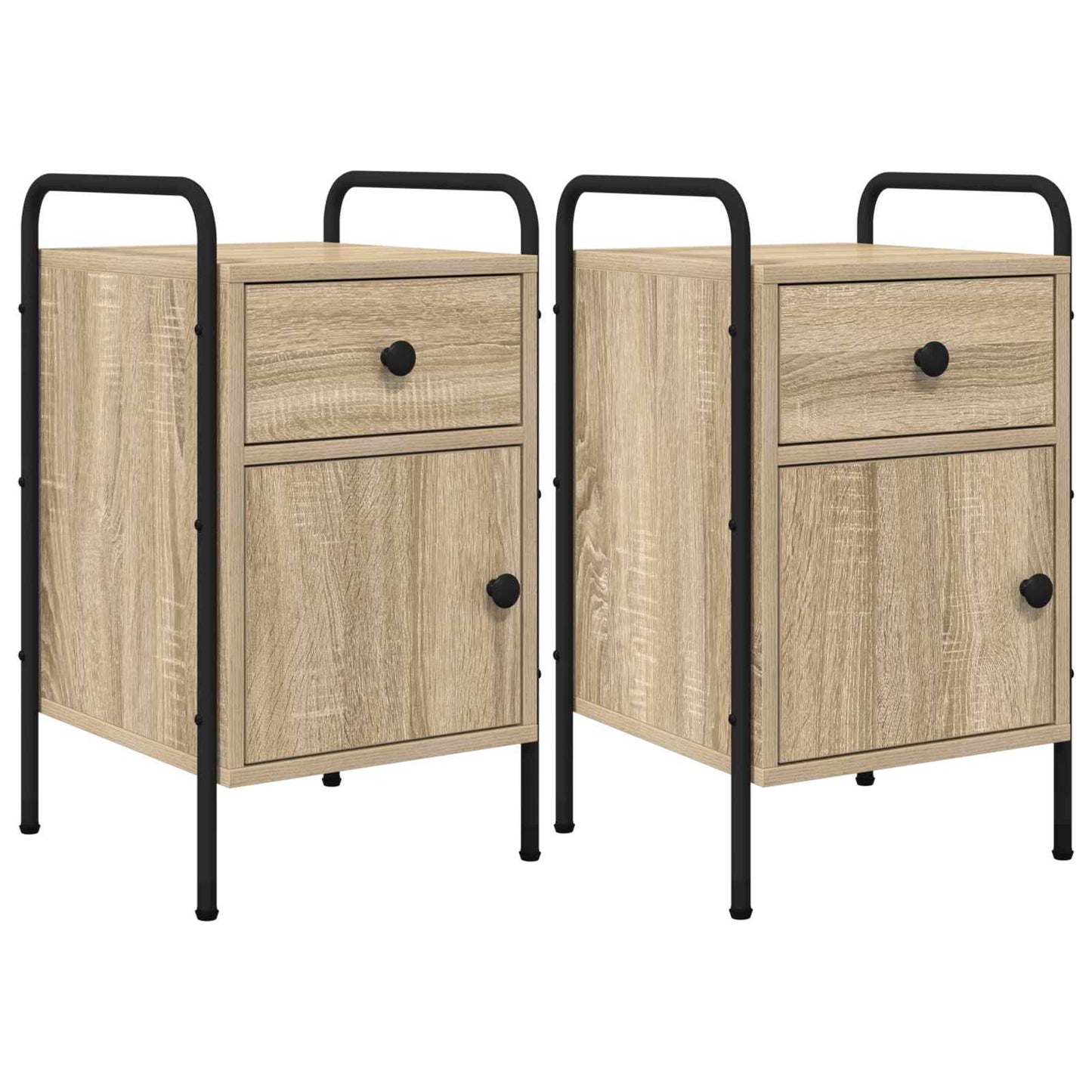 Bedside Cabinet 2 pcs Sonoma Oak 35 x 36.5 x 61 cm