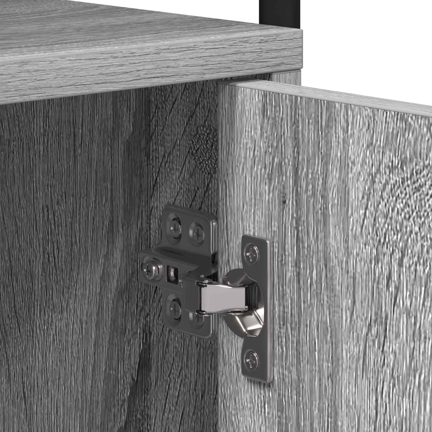 Bedside Cabinet Grey Sonoma 35 x 36.5 x 61 cm Engineered Wood