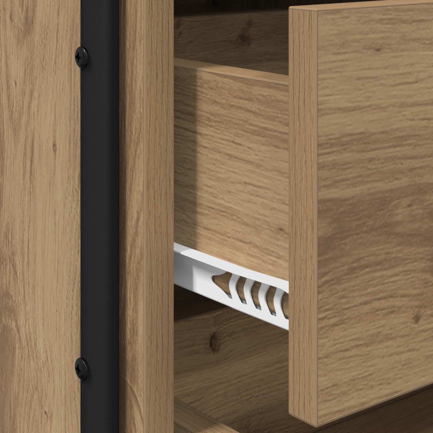 Bedside Cabinet 2 pcs Artisan Oak 35 x 36.5 x 61 cm