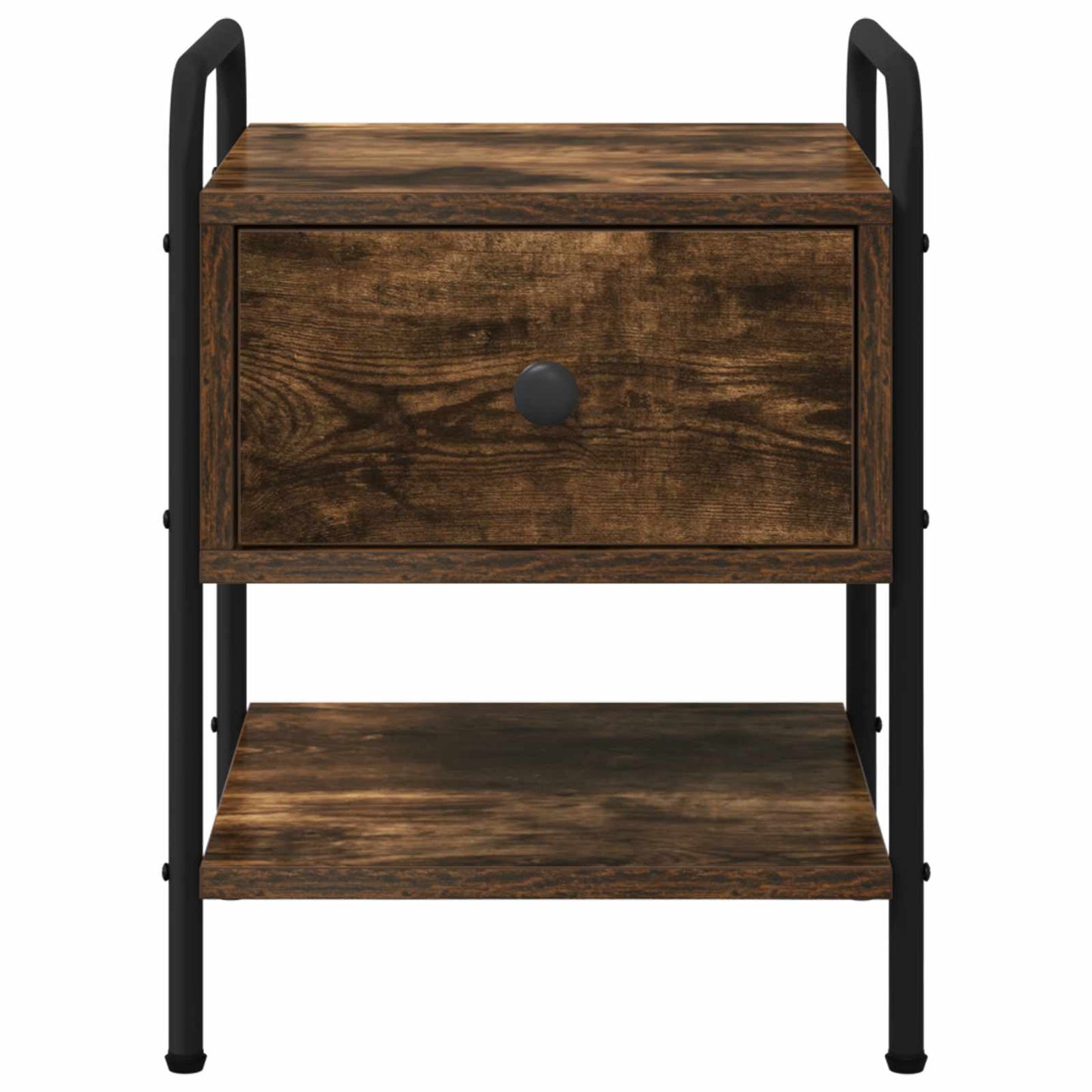 Bedside Cabinet Smoked Oak 35 x 36.5 x 47 cm Engineered Wood