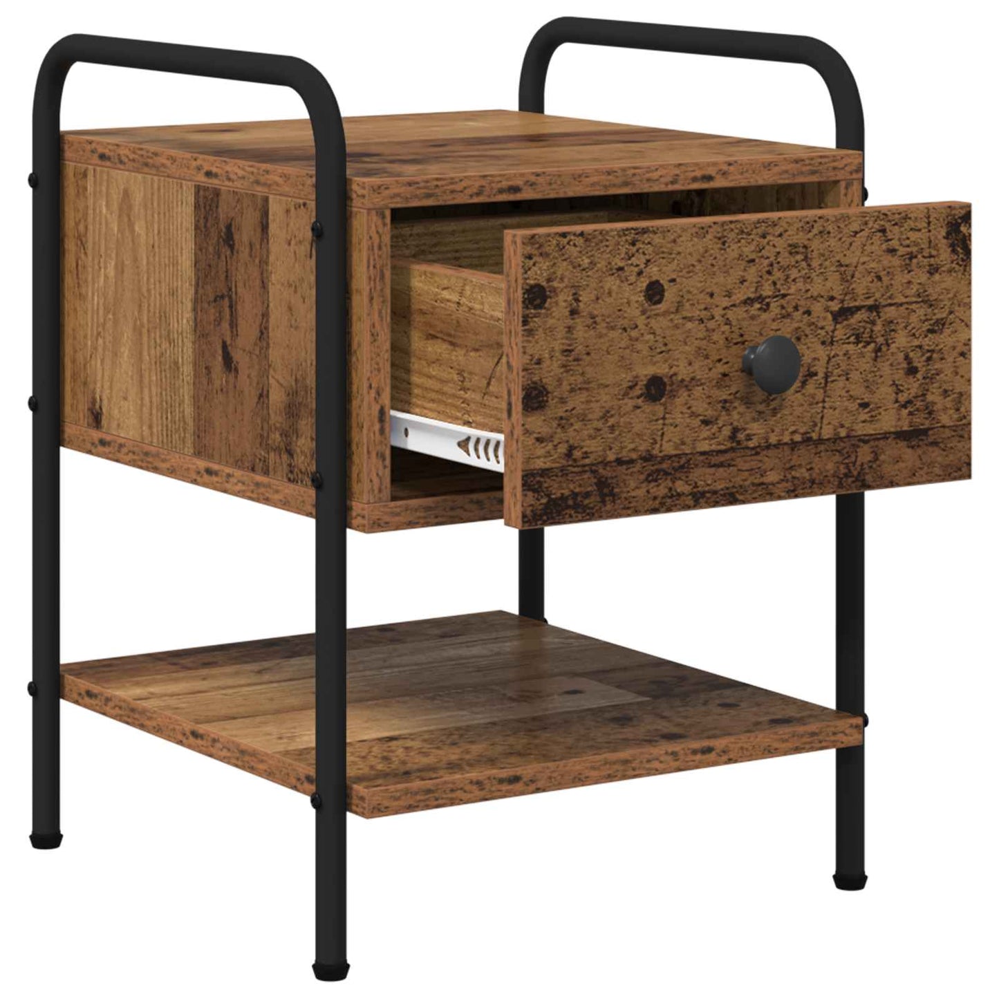 Bedside Cabinet Old Wood 35 x 36.5 x 47 cm Engineered Wood