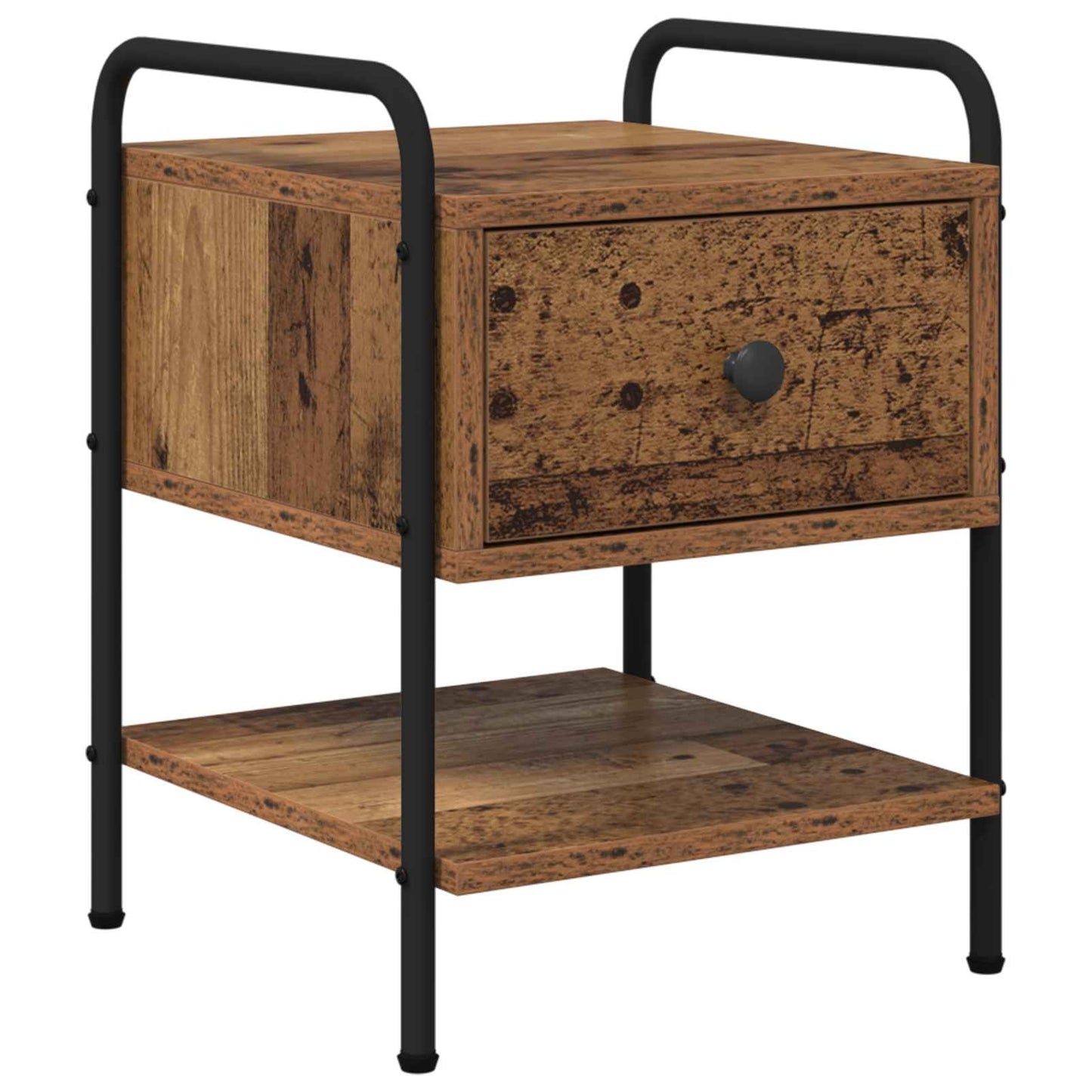 Bedside Cabinet 2 pcs Old Wood 35 x 36.5 x 47 cm