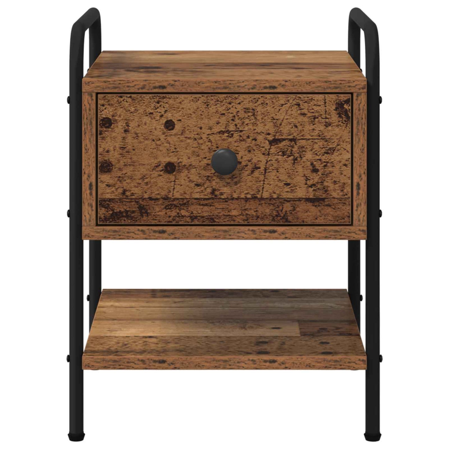 Bedside Cabinet 2 pcs Old Wood 35 x 36.5 x 47 cm