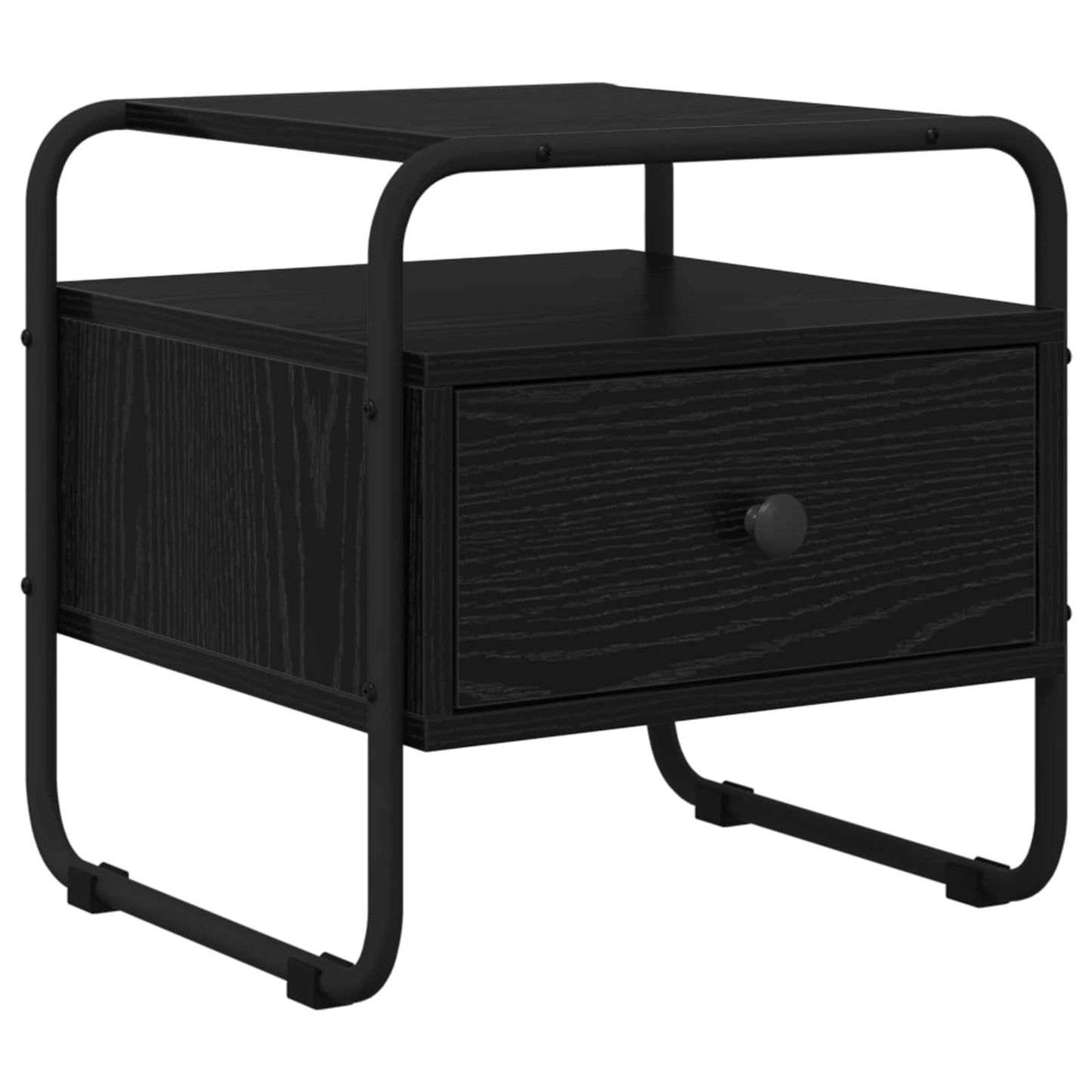 Bedside Cabinet 2 pcs Black Oak 40 x 39.5 x 40 cm