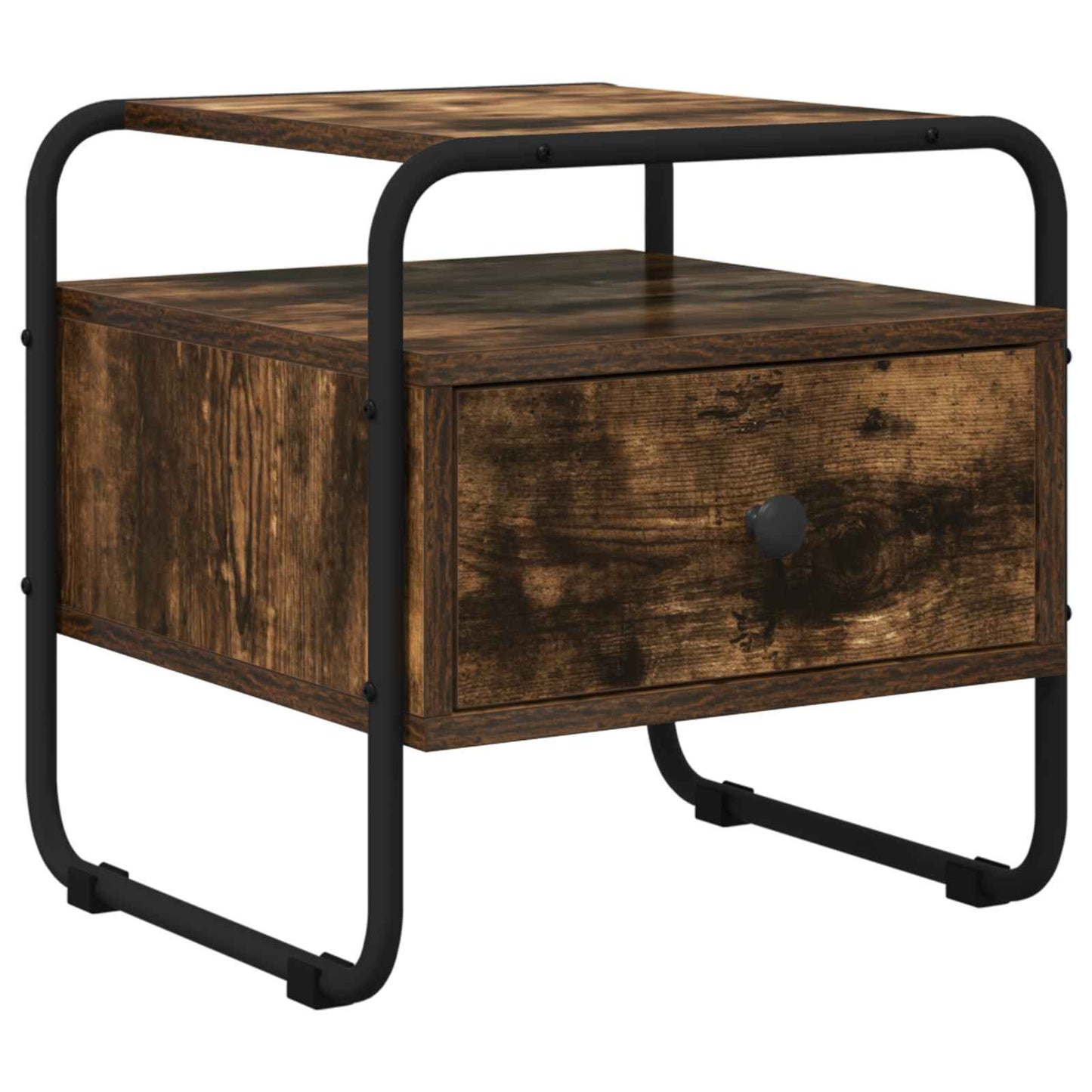 Bedside Cabinet 2 pcs Smoked Oak 40 x 39.5 x 40 cm