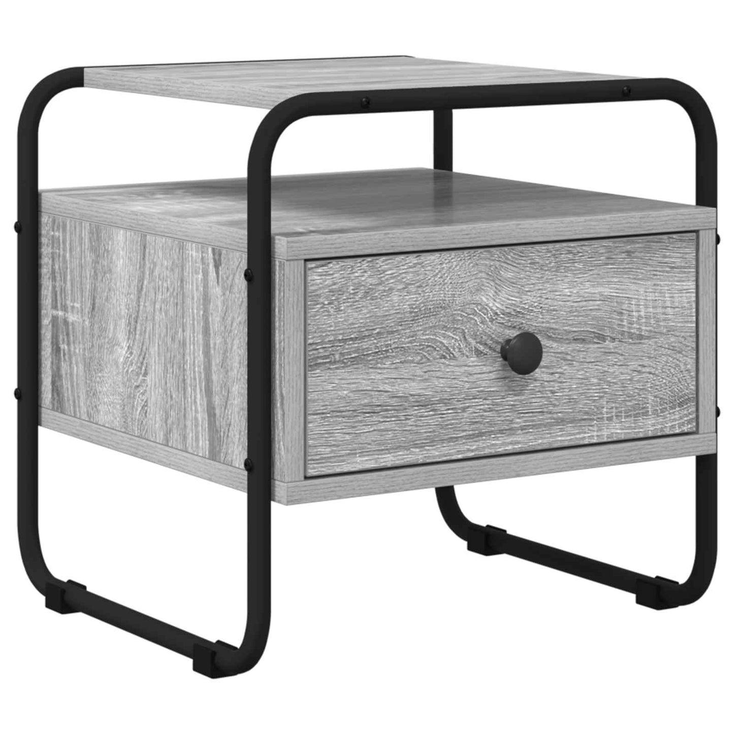 Bedside Cabinet 2 pcs Grey Sonoma 40 x 39.5 x 40 cm