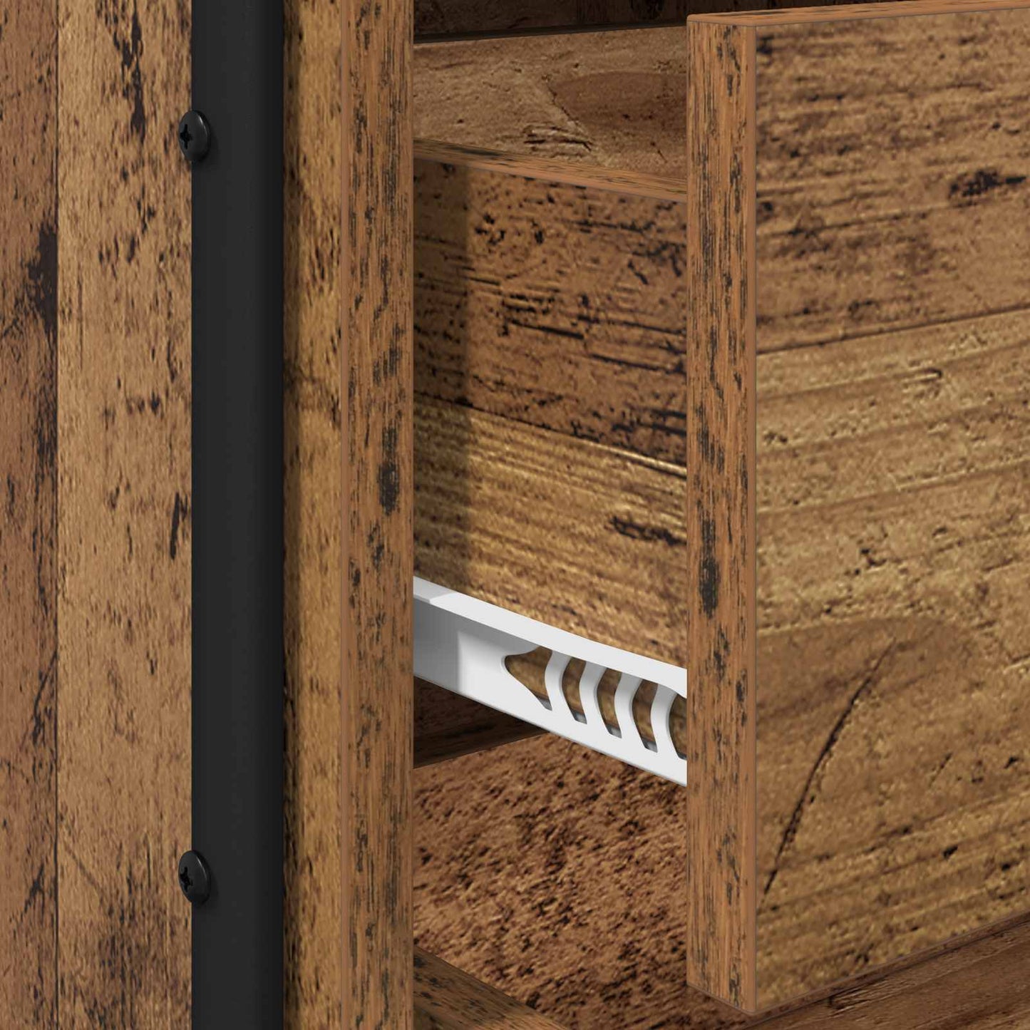 Bedside Cabinet Old Wood 40 x 39.5 x 40 cm Engineered Wood