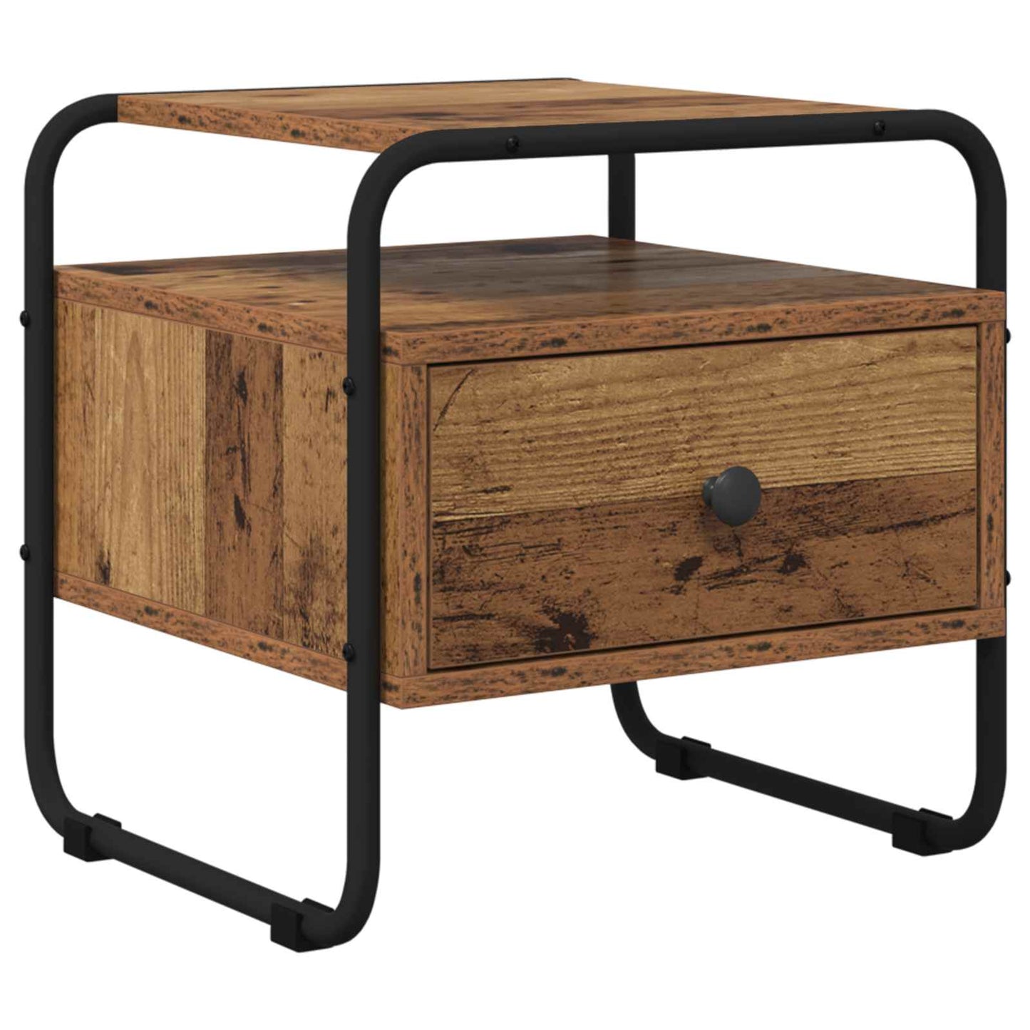 Bedside Cabinet 2 pcs Old Wood 40 x 39.5 x 40 cm