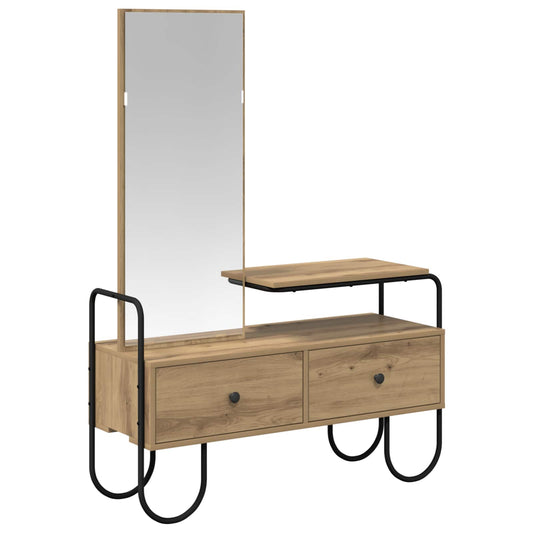 Dressing Table Artisan Oak 100 x 36.5 x 136 cm Engineered Wood
