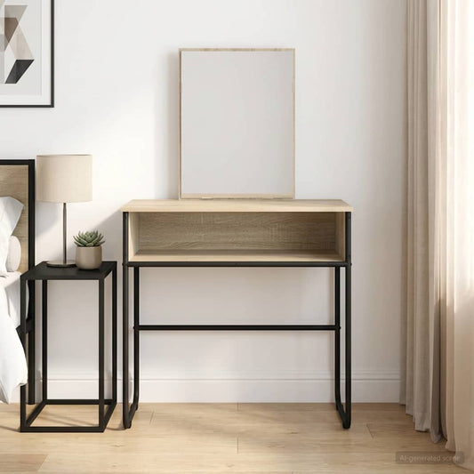 Dressing Table Sonoma Oak 81 x 40 x 131 cm Engineered Wood