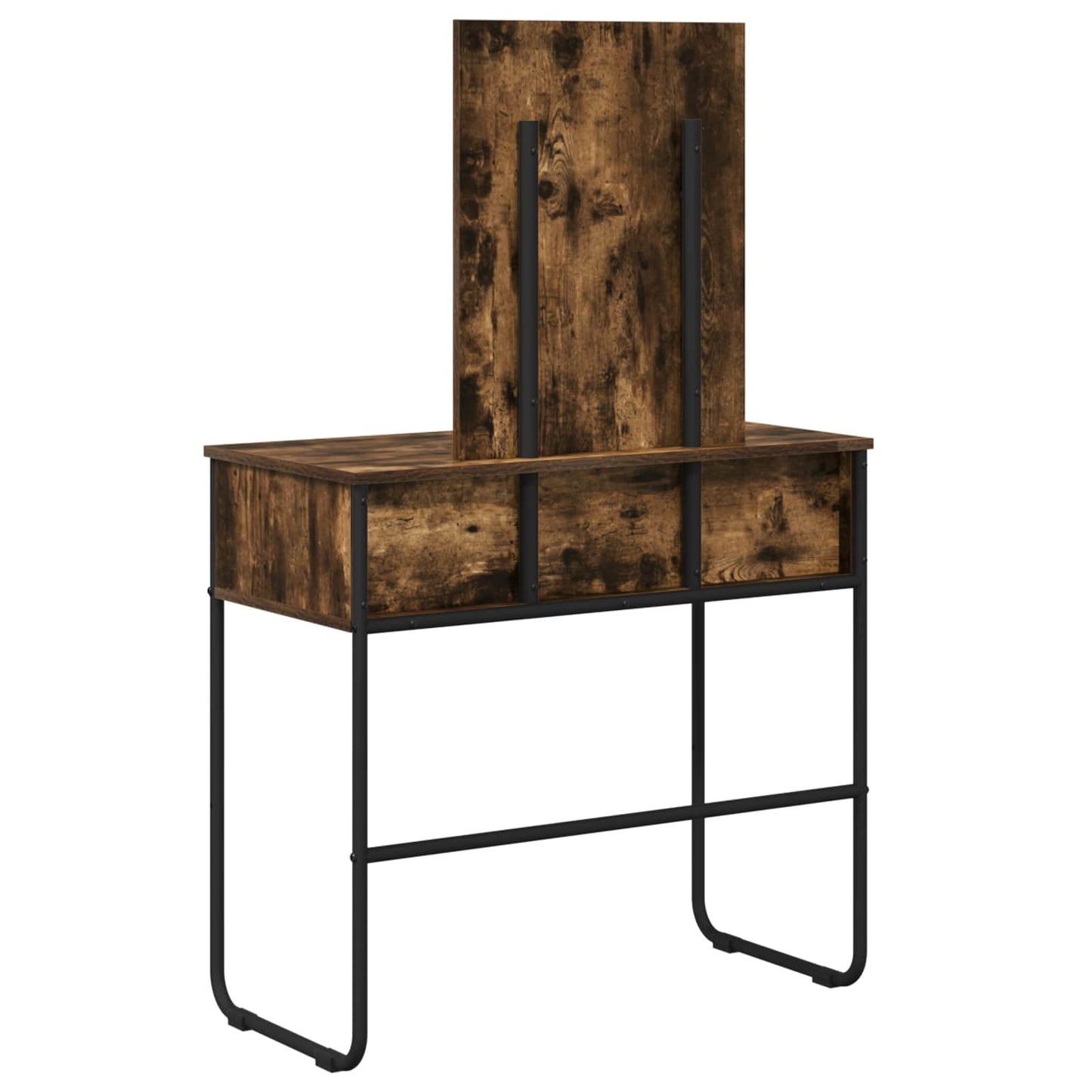 Dressing Table Smoked Oak 81 x 40 x 131 cm Engineered Wood