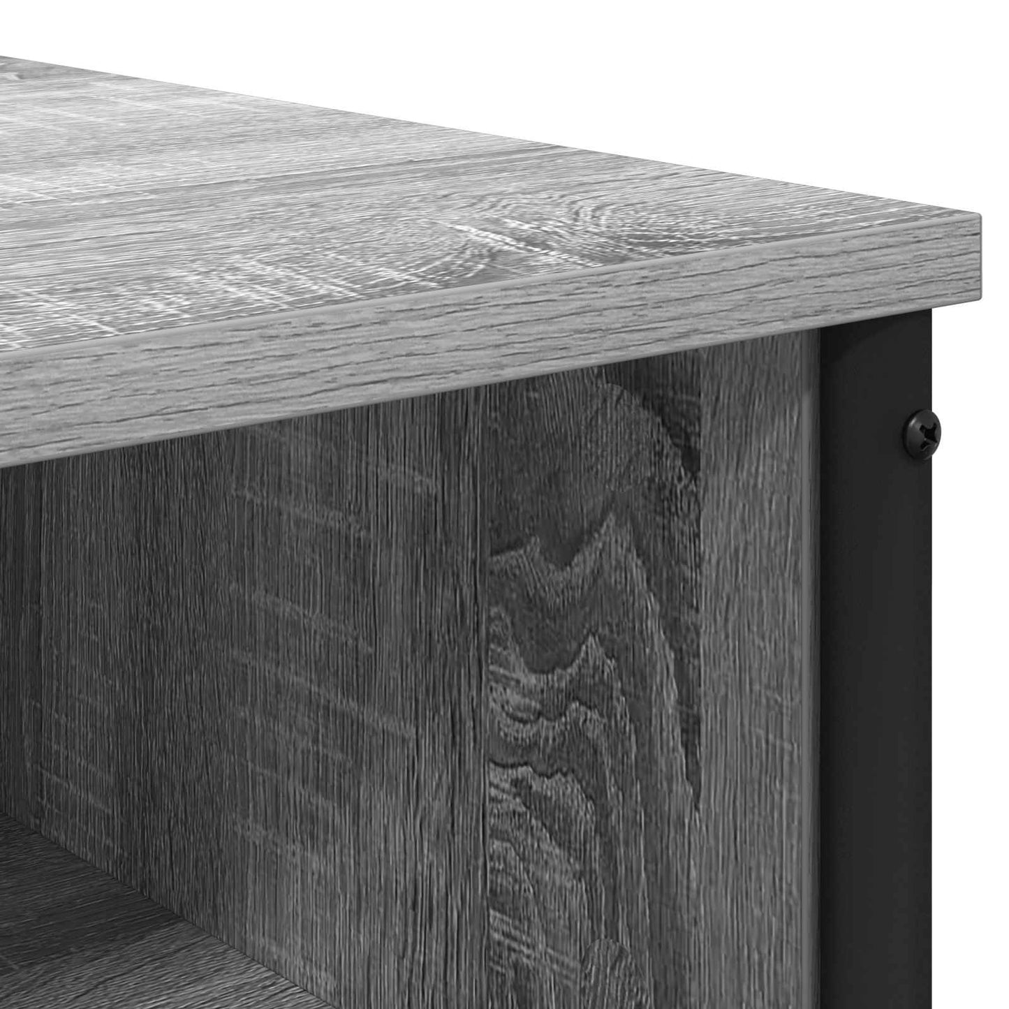 Dressing Table Grey Sonoma 81 x 40 x 131 cm Engineered Wood