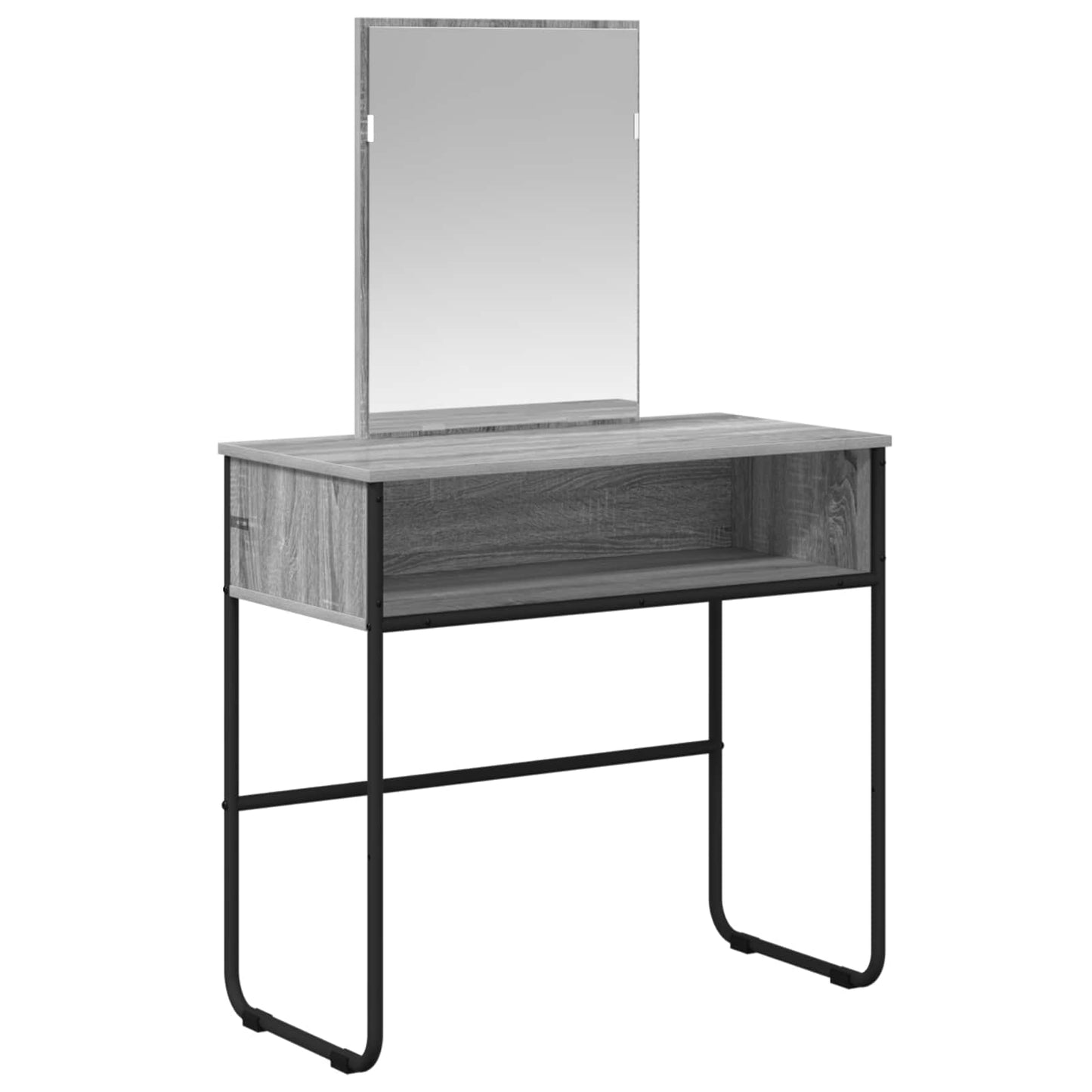 Dressing Table Grey Sonoma 81 x 40 x 131 cm Engineered Wood
