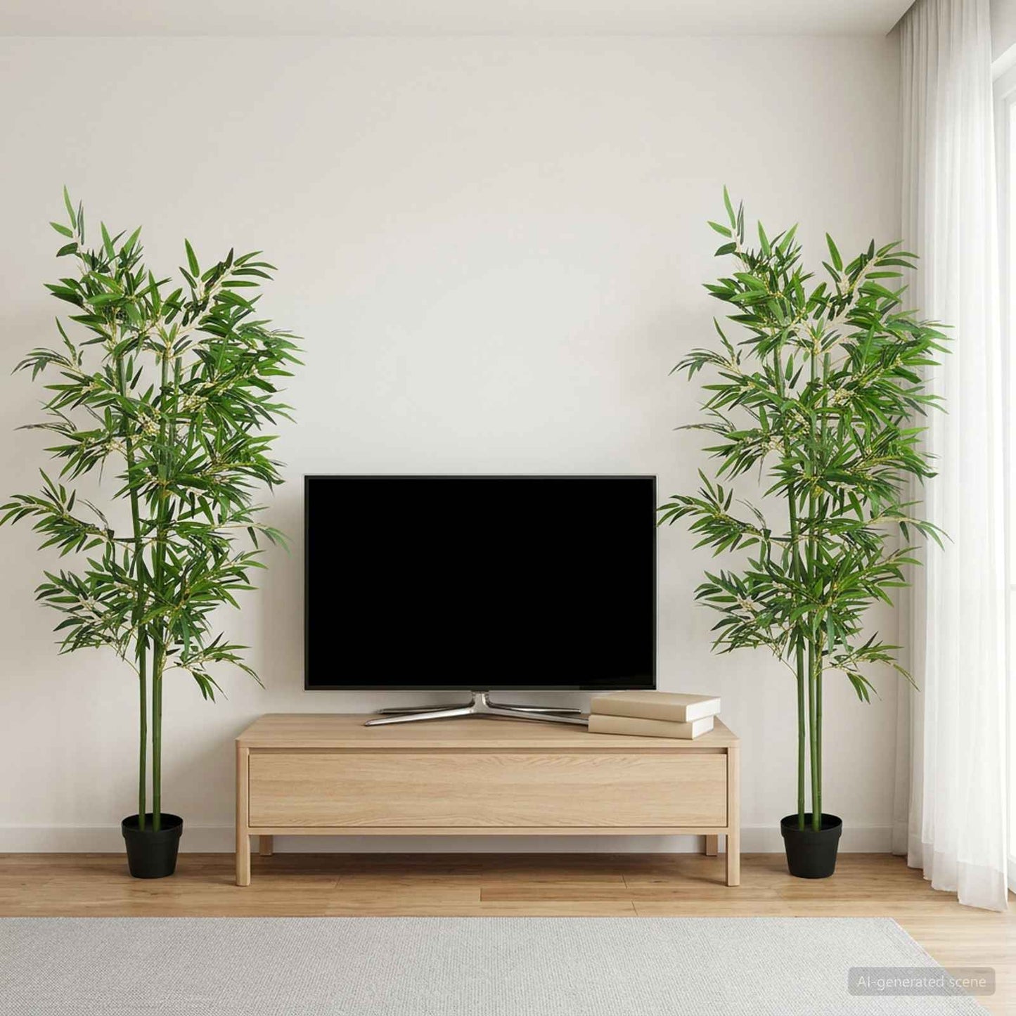 Artificial Bambo Tree 4 pcs Green 60 x 18 x 190 cm