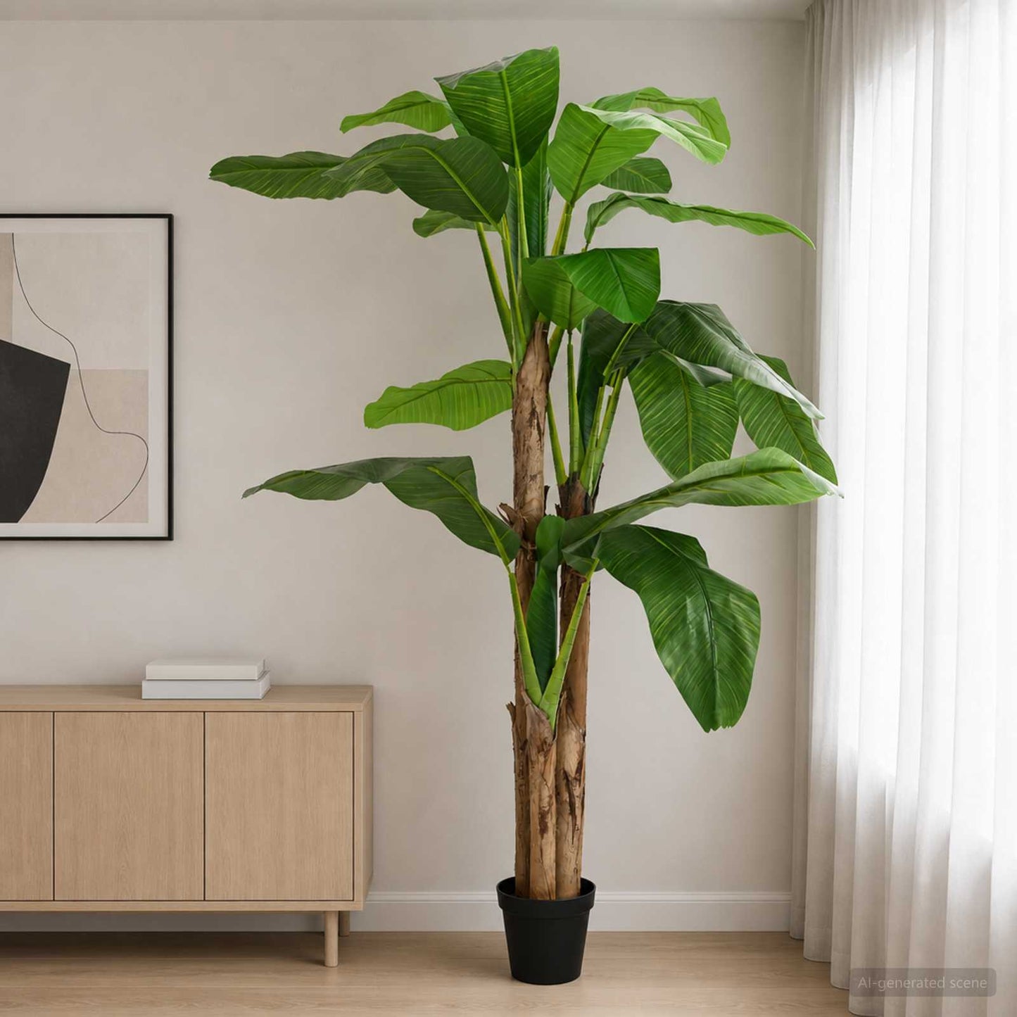 Artificial Banana Tree Green 125 x 25 x 250 cm