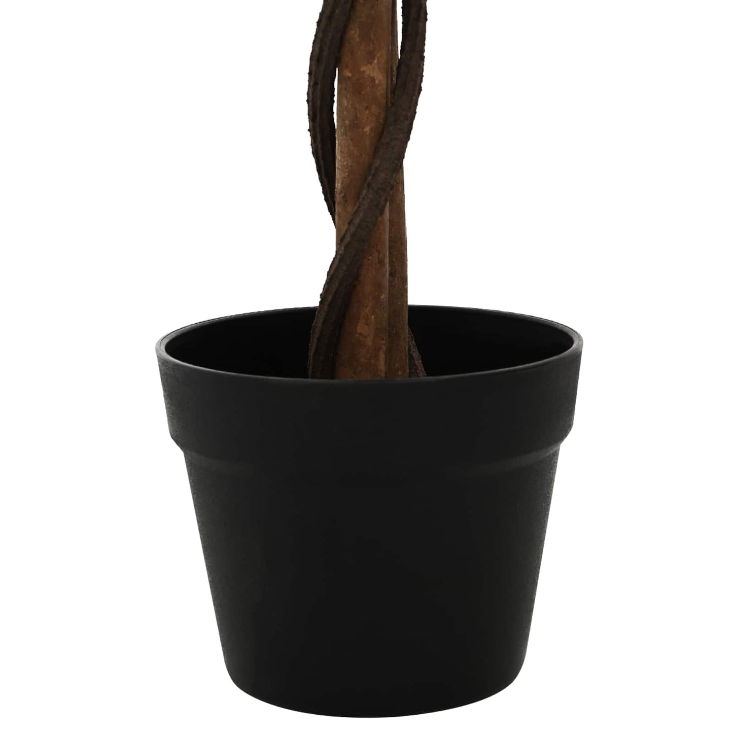 Artificial Ficus Plant Green 90 x 16 x 110 cm Fabric and Wood