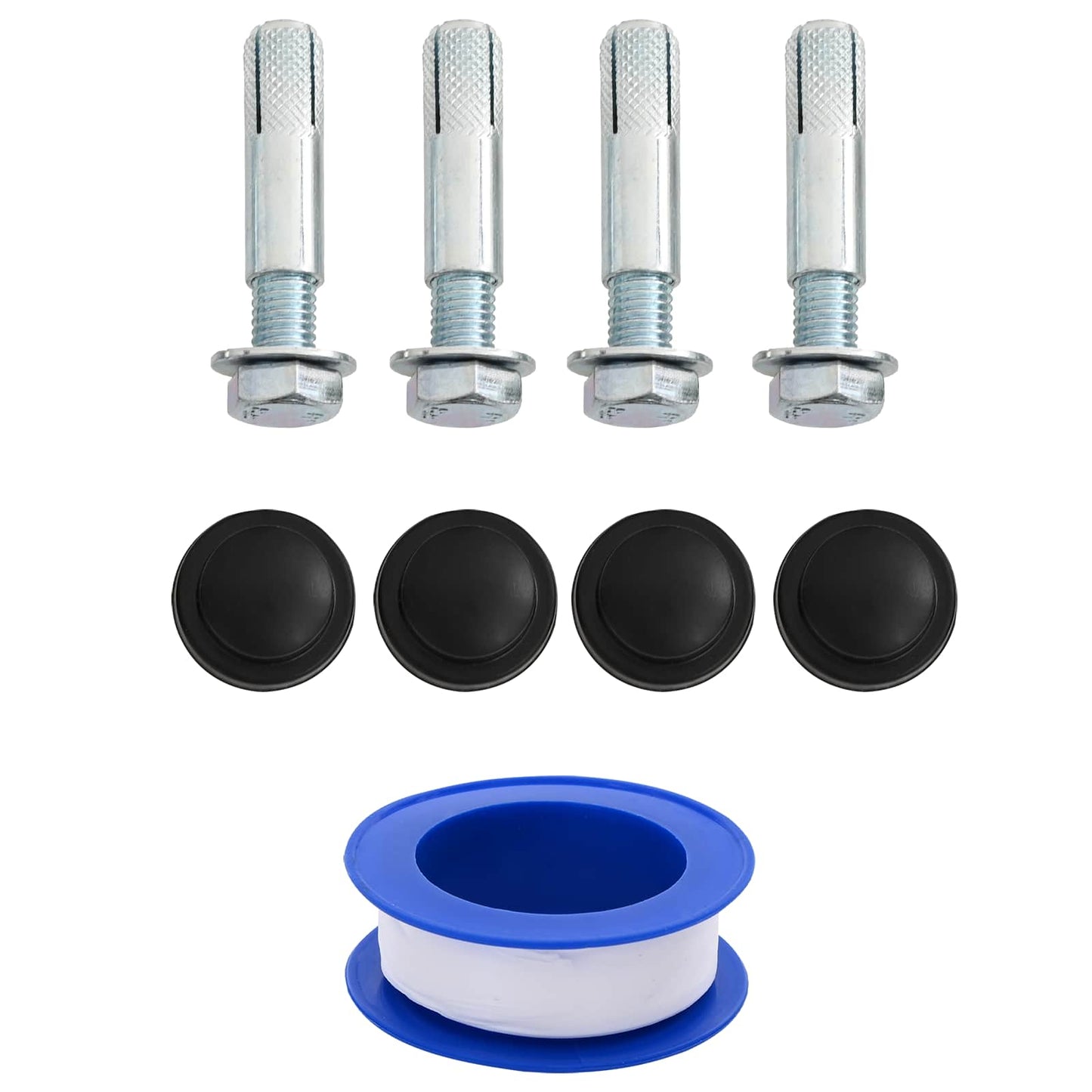 Solar Shower with Shower Head PVC, ABS, Zinc Alloy Black