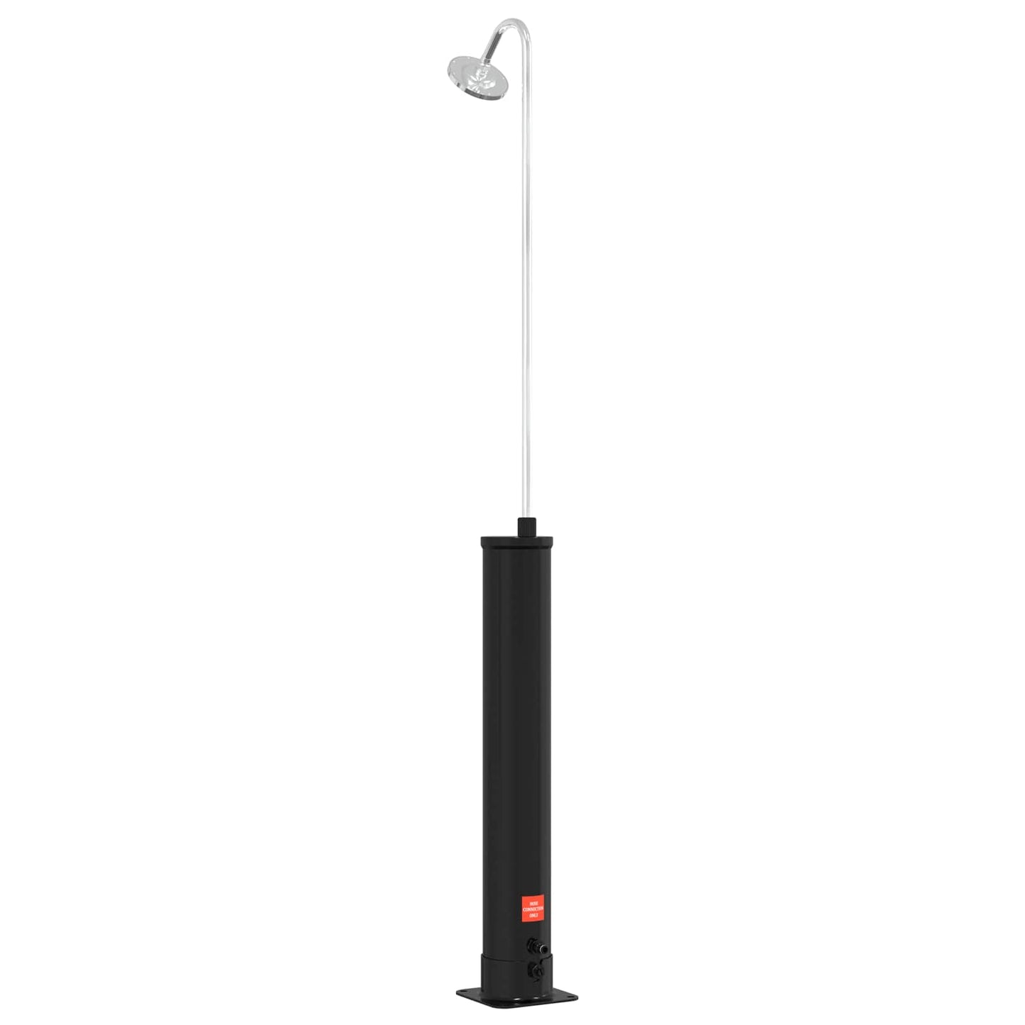 Solar Shower with Shower Head PVC, ABS, Zinc Alloy Black