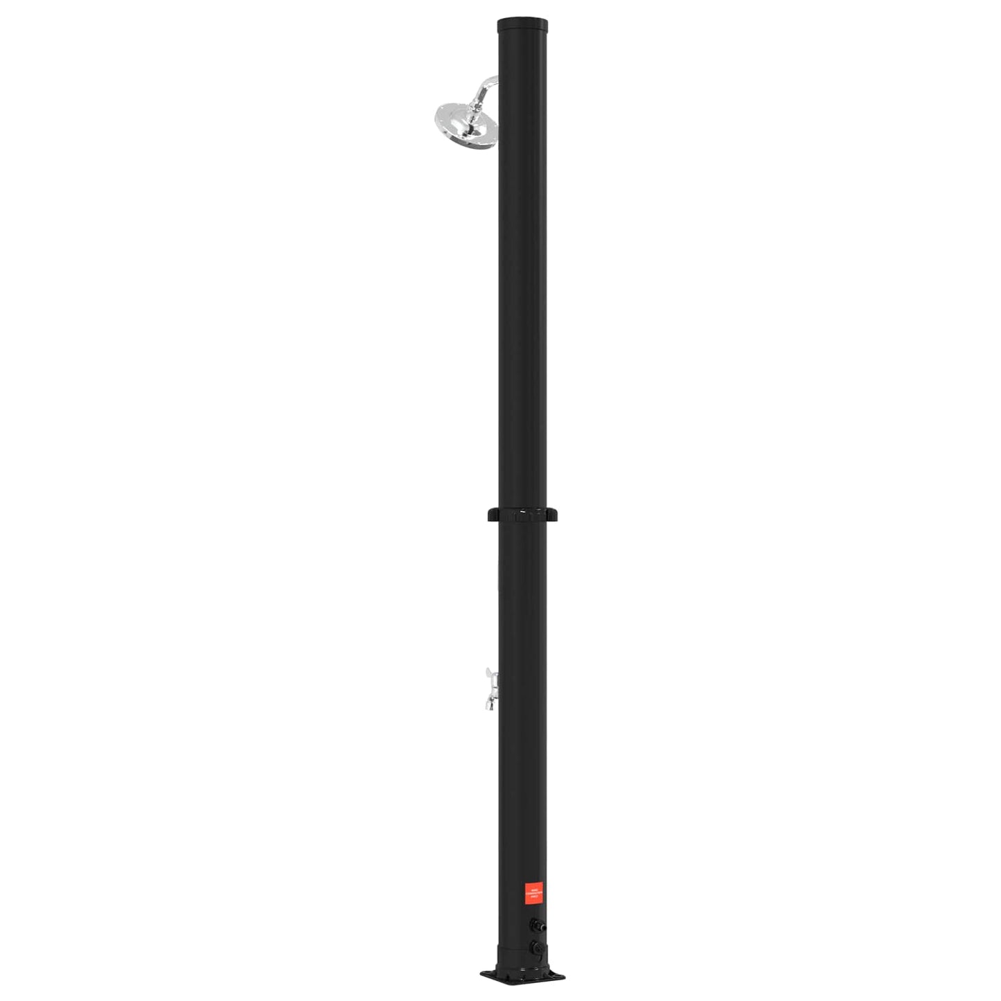 Solar Shower with Shower Head and Faucet PVC, ABS, Zinc Alloy