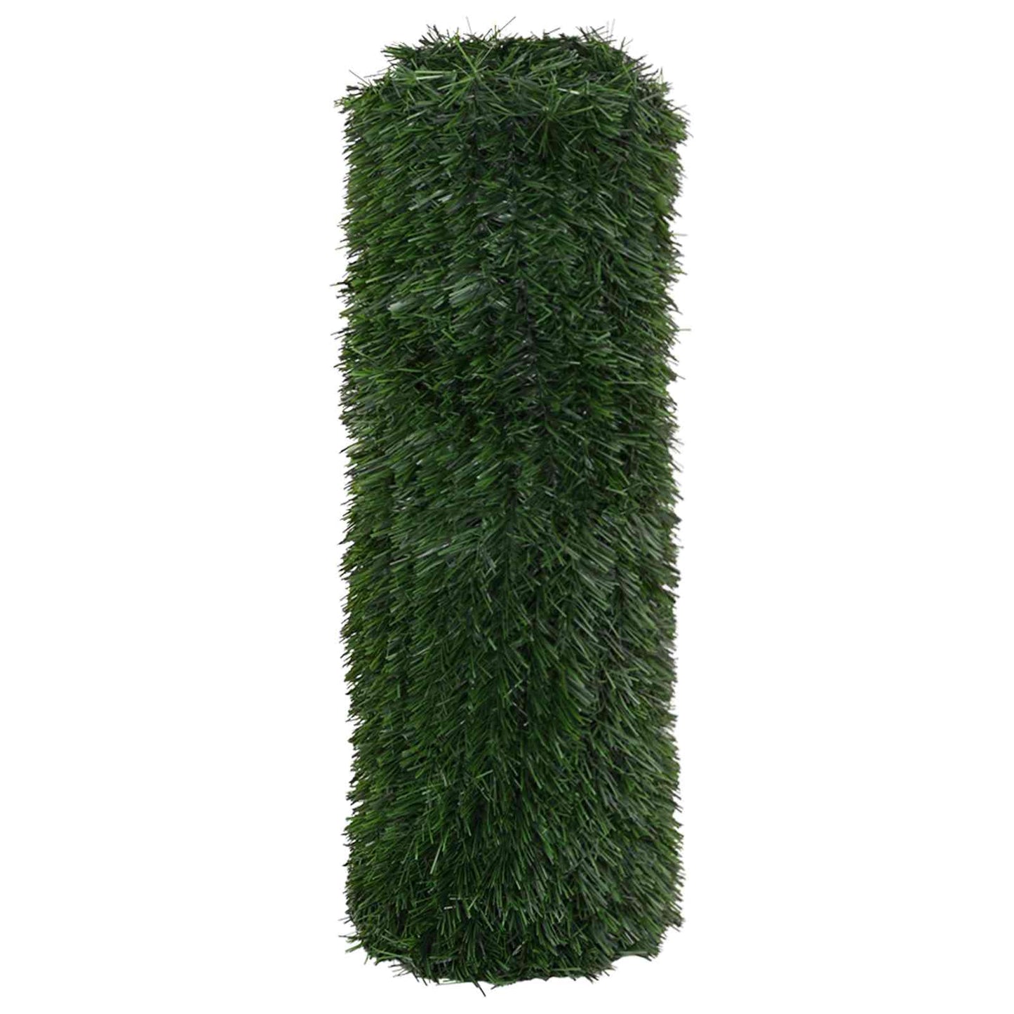 Artificial Fence Dark Green 1 x 6 m PVC and Steel