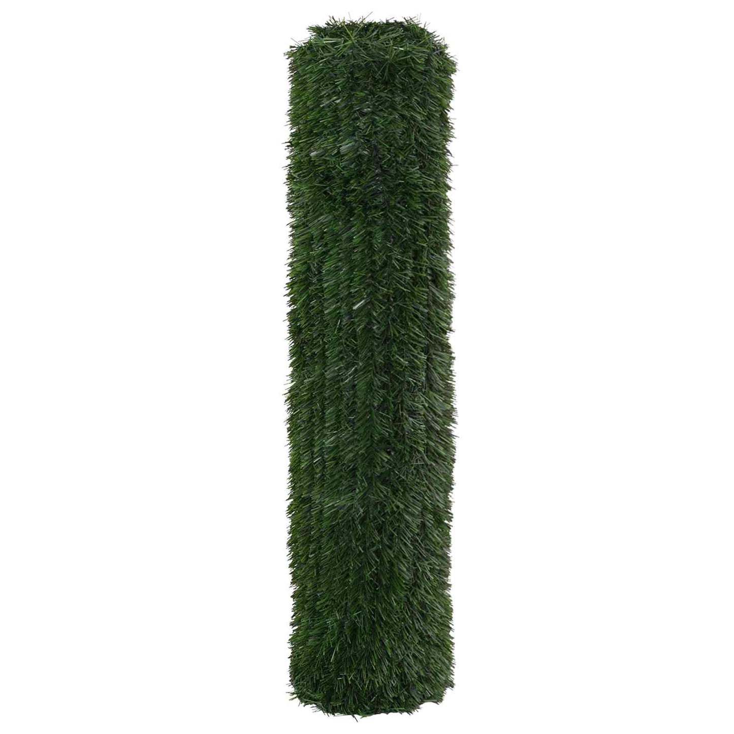 Artificial Fence Dark Green 1.5 x 3 m PVC and Steel