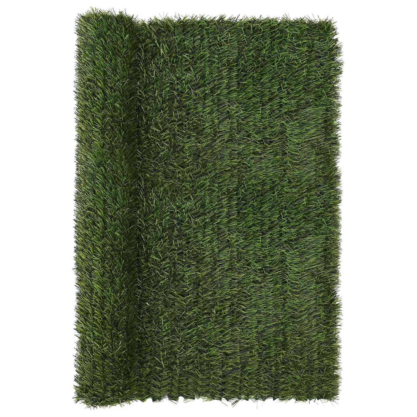 Artificial Fence Light Green 1.5 x 3 m PVC and Steel