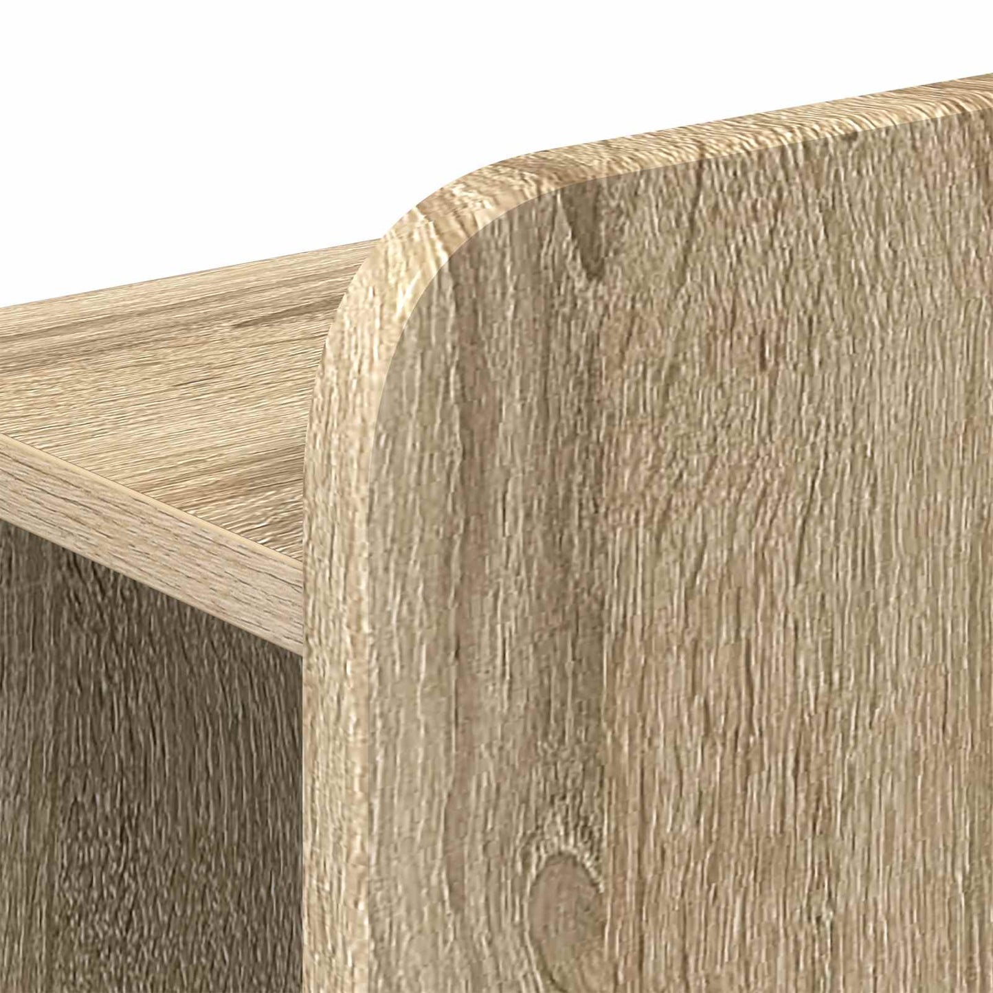 Bed Frame with Storage Sonoma Oak 75 x 190 cm Engineered Wood