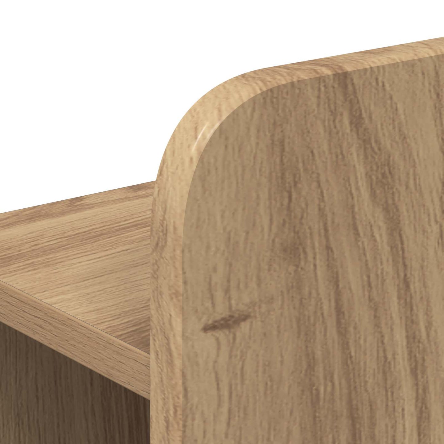 Bed Frame with Storage Artisan Oak 120 x 190 cm Engineered Wood