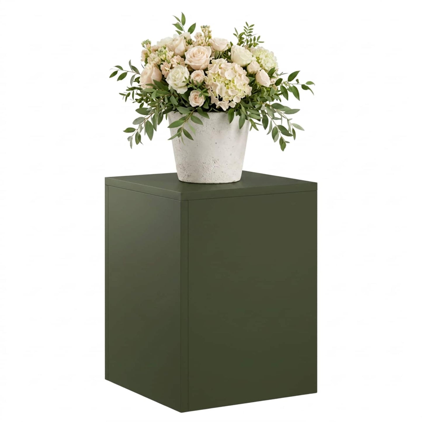 Plant Stand Olive Green 30 x 30 x 40 cm Weathering Steel