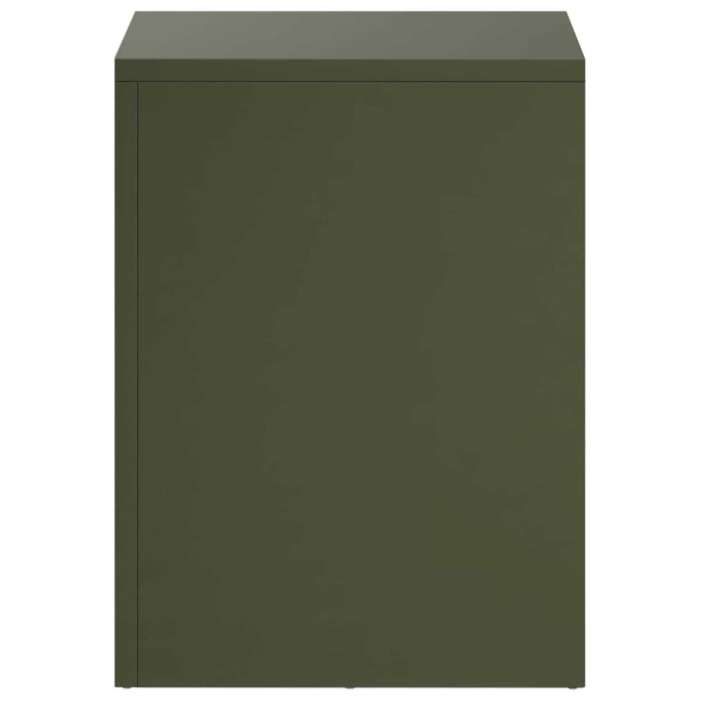 Plant Stand 2 pcs Olive Green 30 x 30 x 40 cm Steel