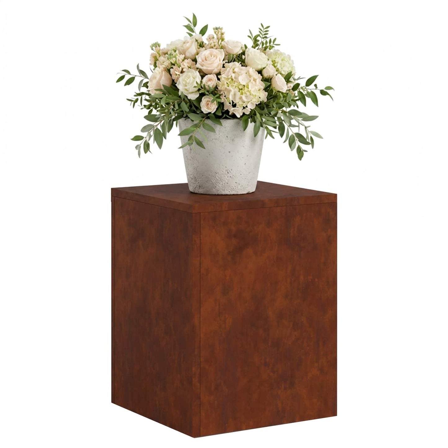 Plant Stand Rusty 30 x 30 x 40 cm Weathering Steel