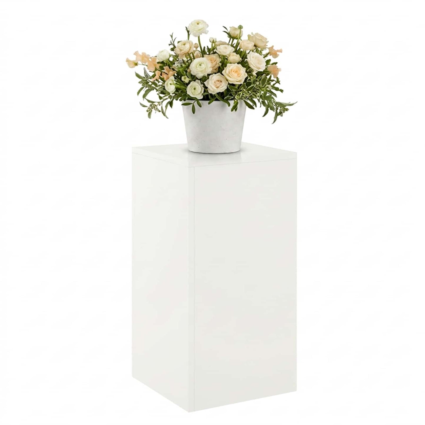 Plant Stand White 30 x 30 x 60 cm Steel