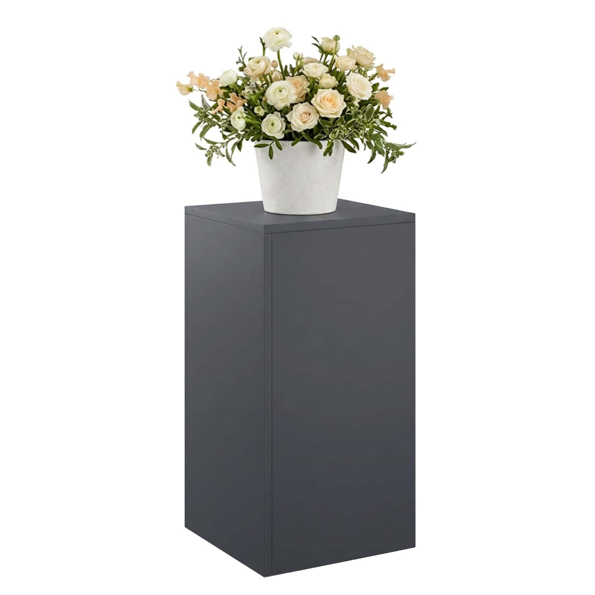 Plant Stand Anthracite 30 x 30 x 60 cm Stainless Steel