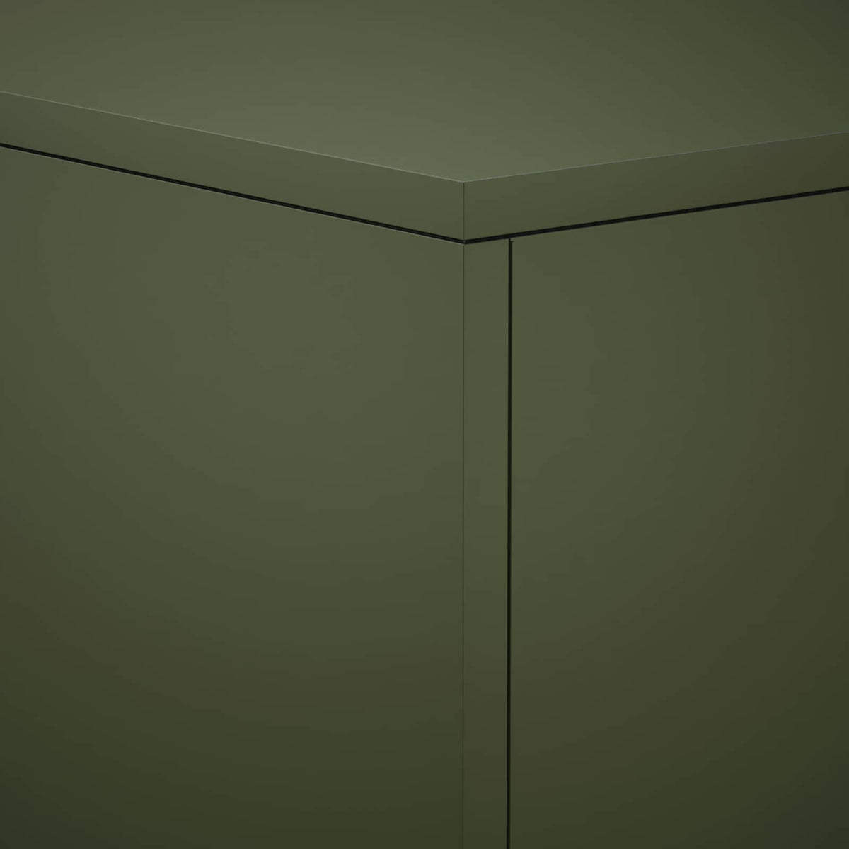 Plant Stand Olive Green 30 x 30 x 80 cm Weathering Steel