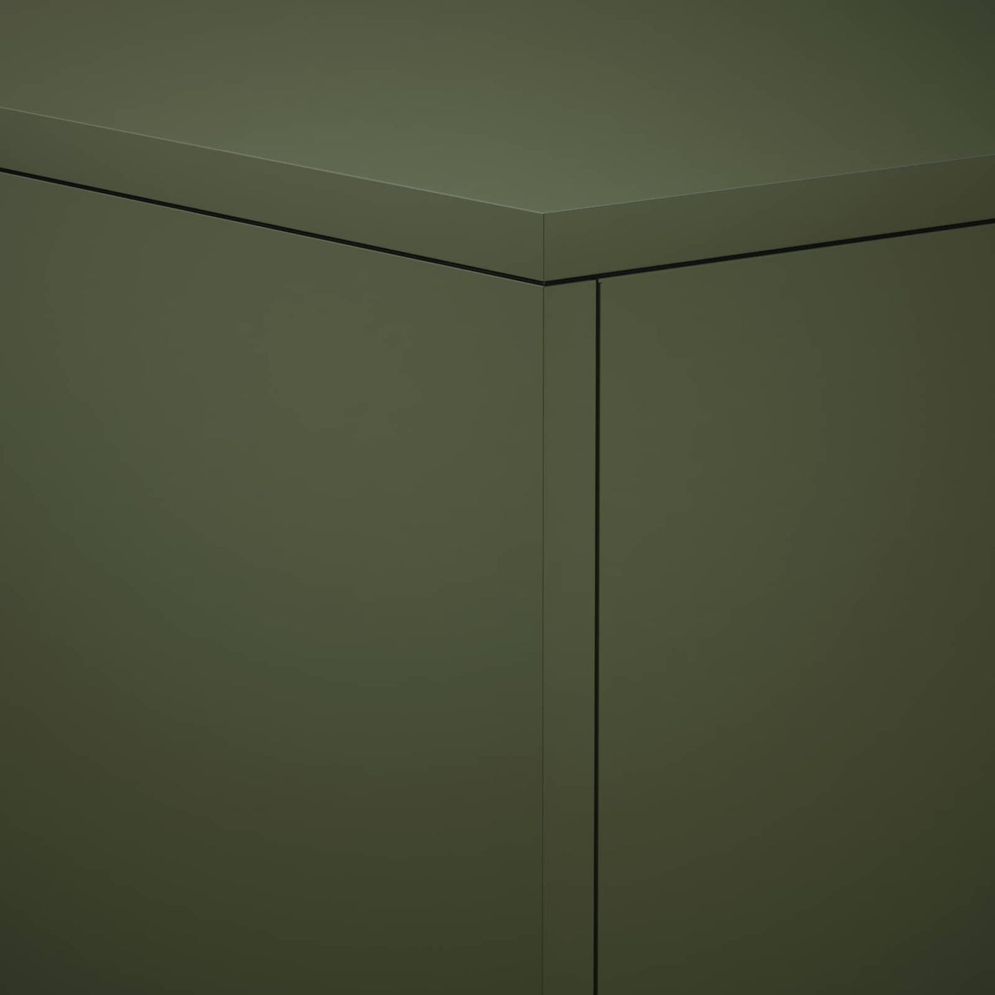Plant Stand 2 pcs Olive Green 30 x 30 x 80 cm Steel